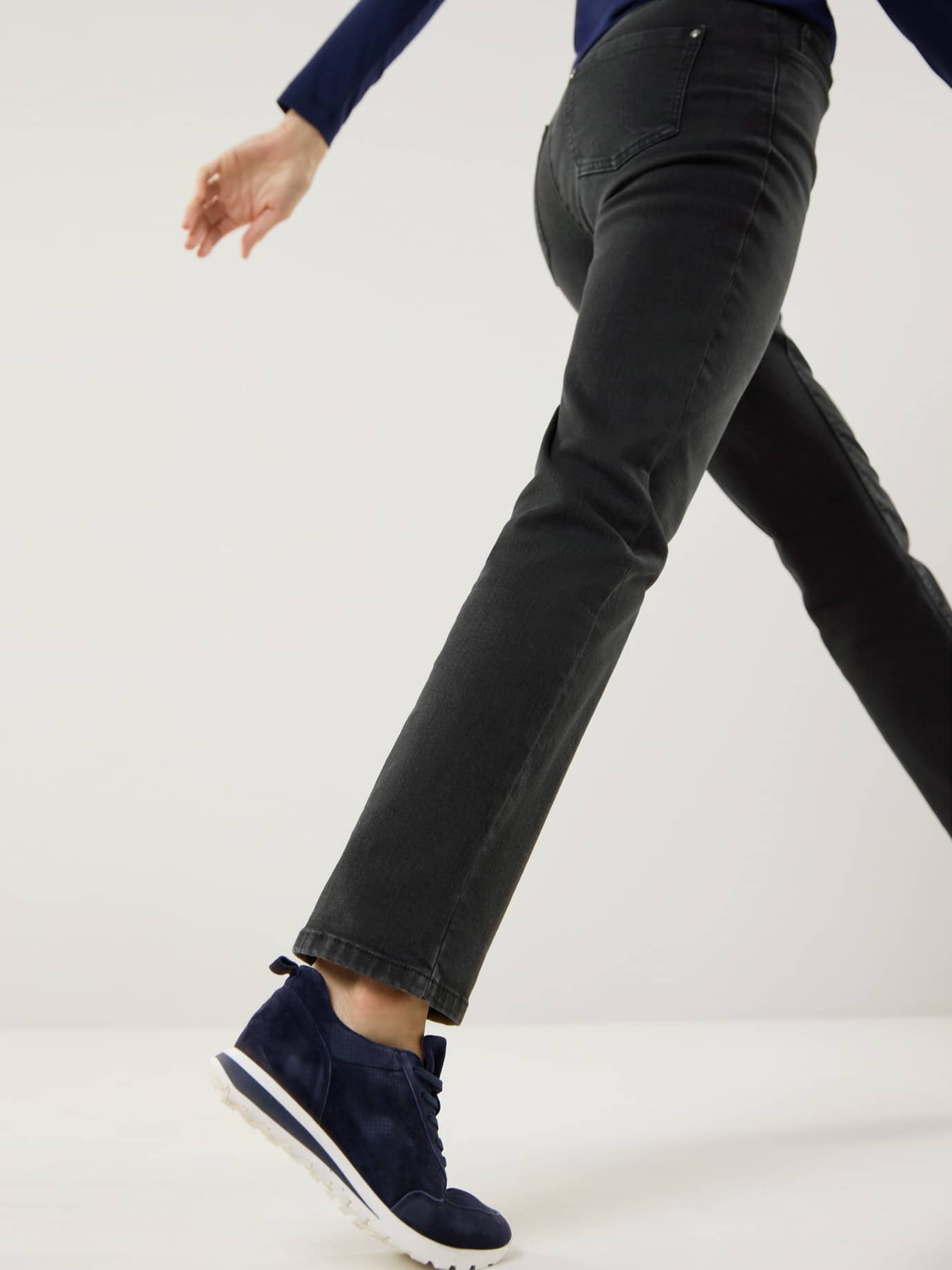 Walbusch Husky Jeans Trousers Black 7