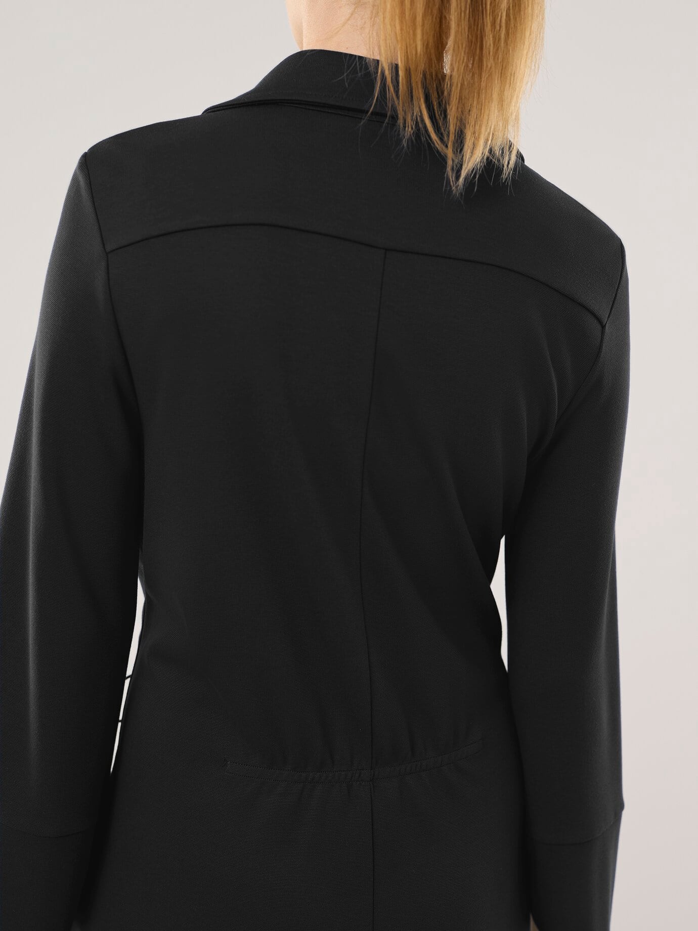 Walbusch Midi Jerseykleid, normale Größen, Farbe Schwarz, 52, weich und leicht figurschmeichelnd Damen 2
