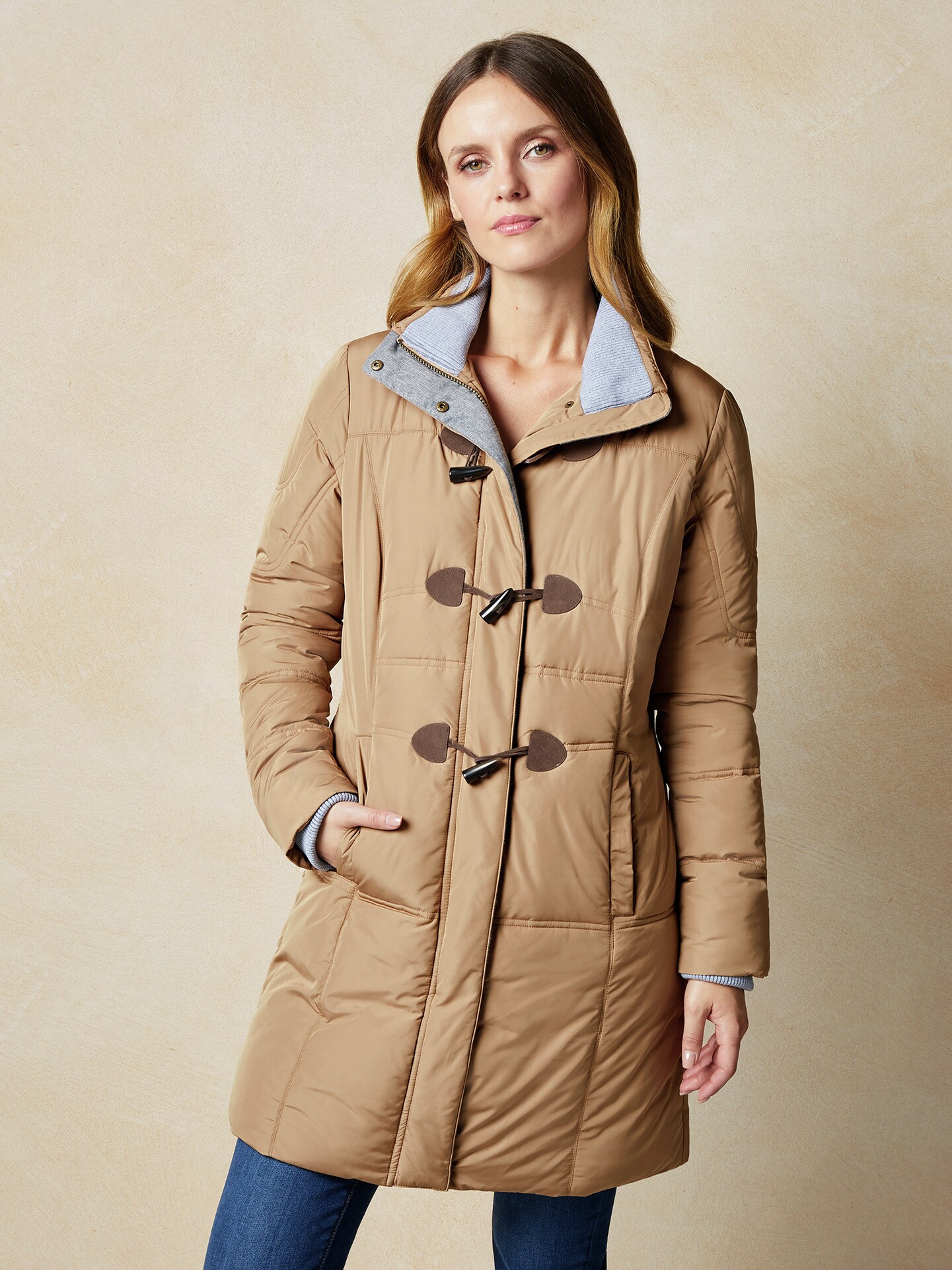 Walbusch Damen Thermoleicht Dufflecoat 5 Grad Größe 48 Walbusch Damen Thermoleicht Dufflecoat 5 Grad Größe 48