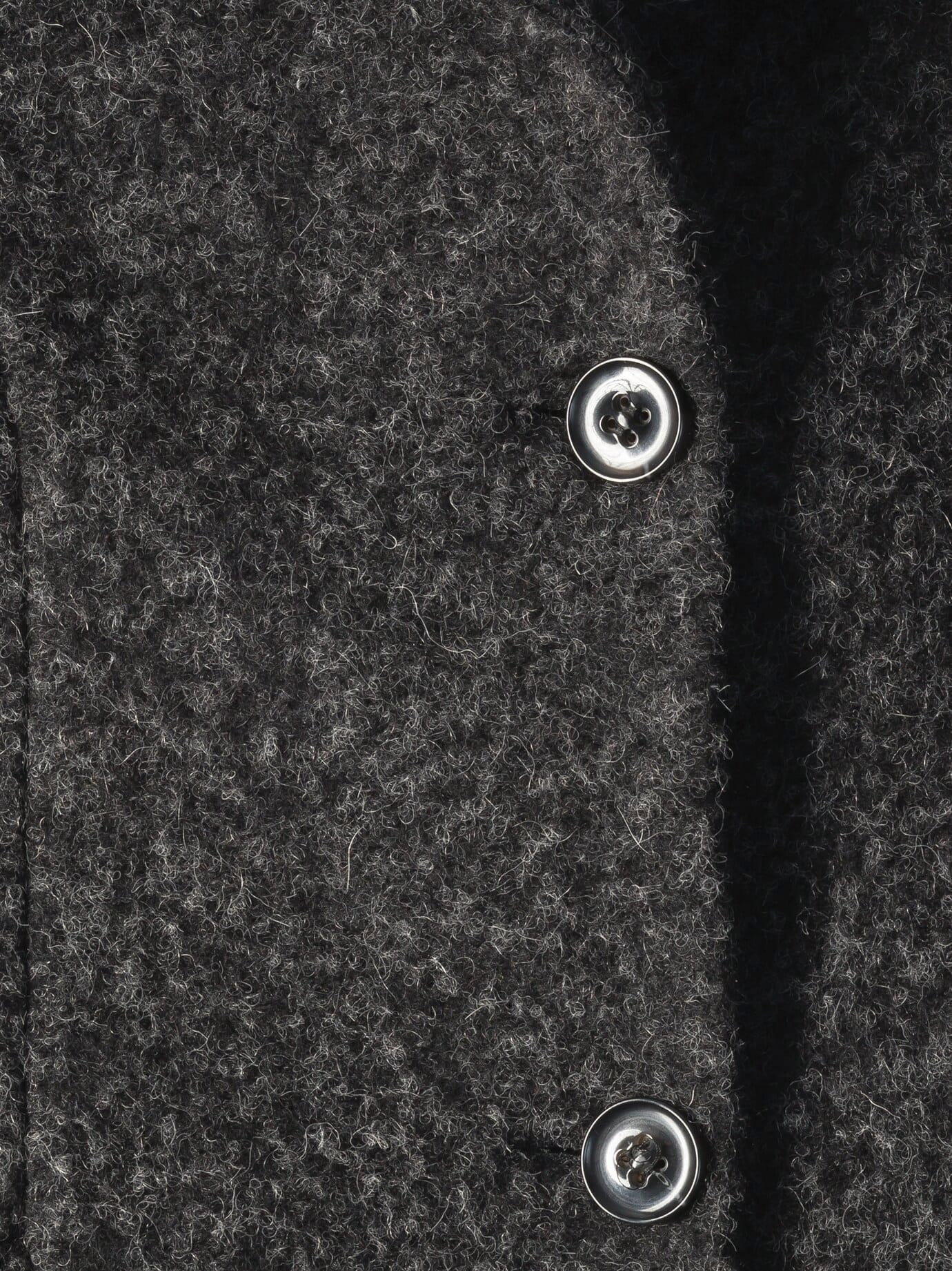 Walbusch Alpaca Short Coat Gray 46 4