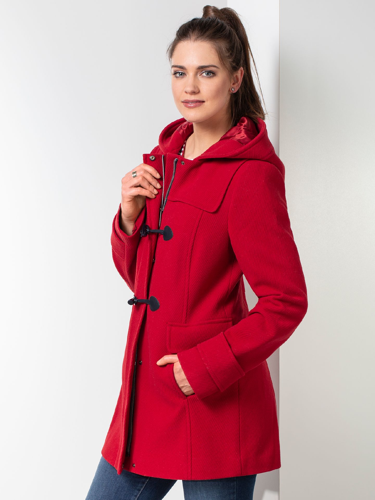 Walbusch Damen Schurwoll Dufflecoat Pischl&Pischl Größe 46 Walbusch Damen Schurwoll Dufflecoat Pischl&Pischl Größe 46
