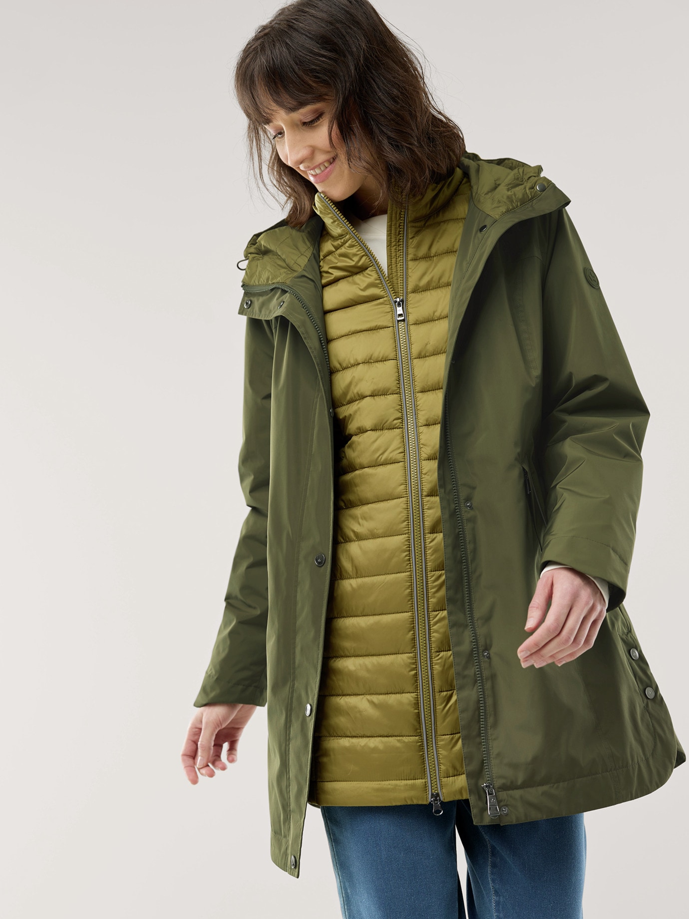 Aquastop Parka 3-in-1 Oliv