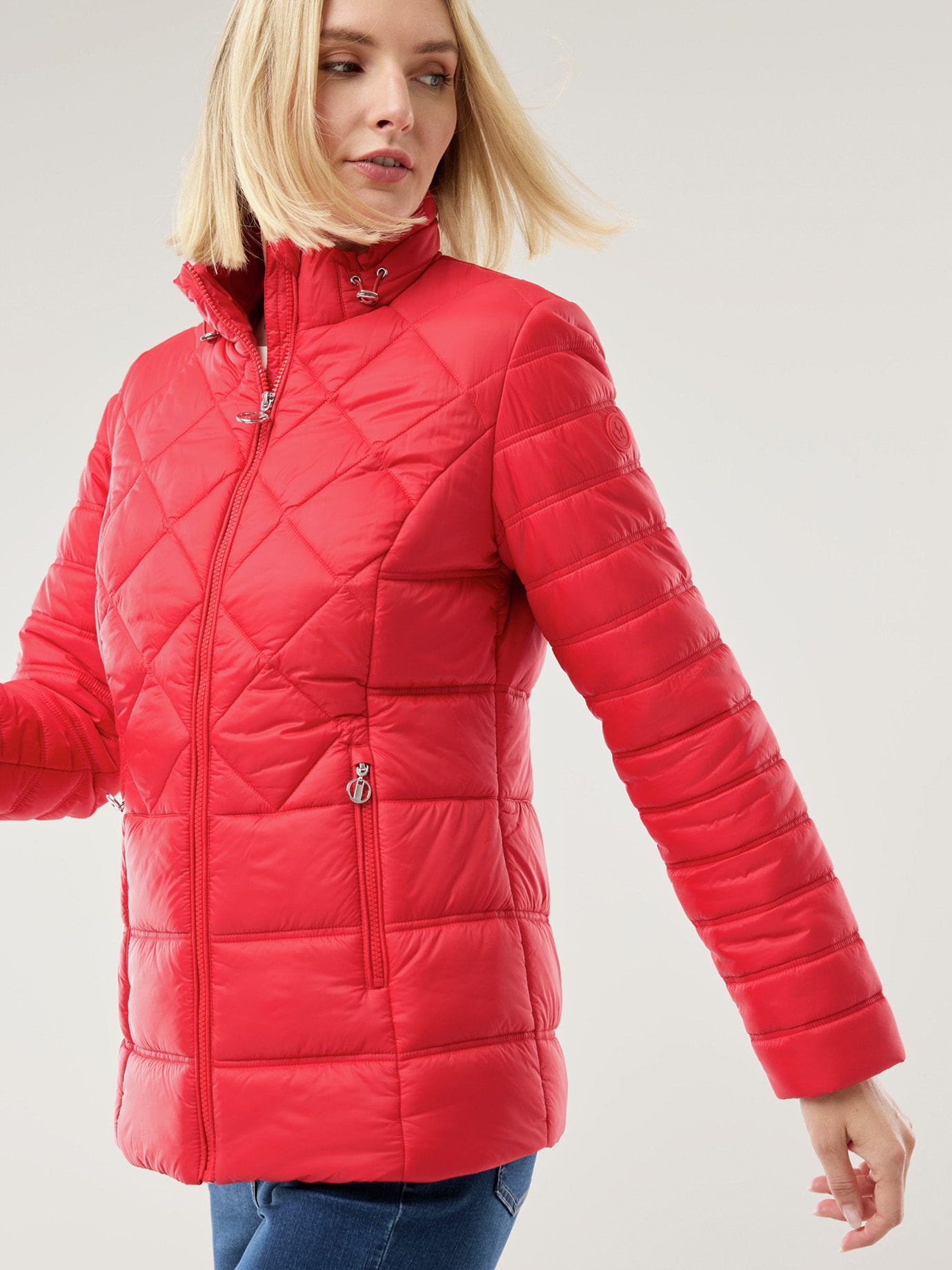 Steppjacke Leichtgewicht Kirschrot