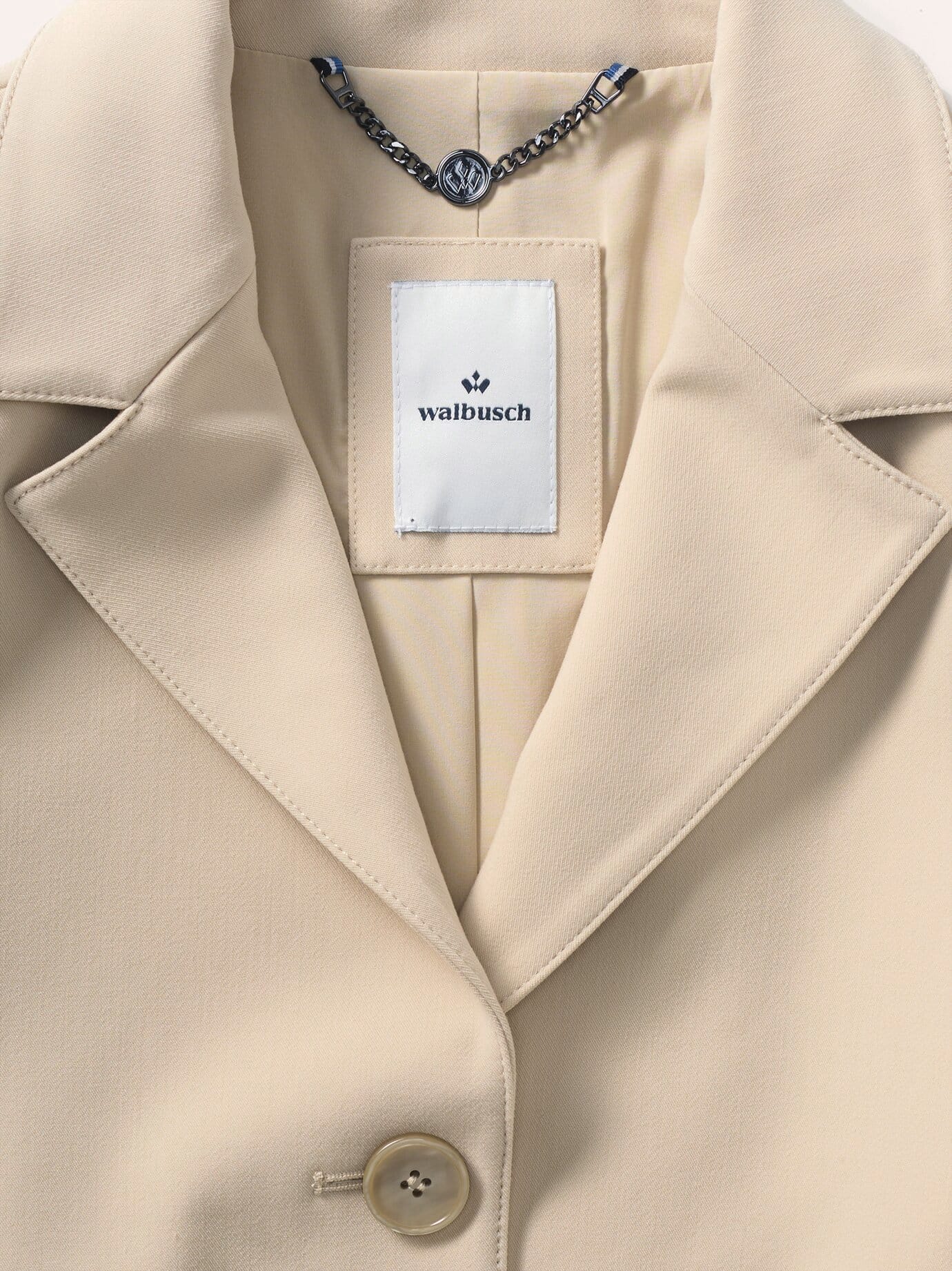 Walbusch Koffermantel Dress-up, normale Größen#Kurzgrößen, Farbe Beige, 50, knitterfrei bequem, da elastisch Damen 4