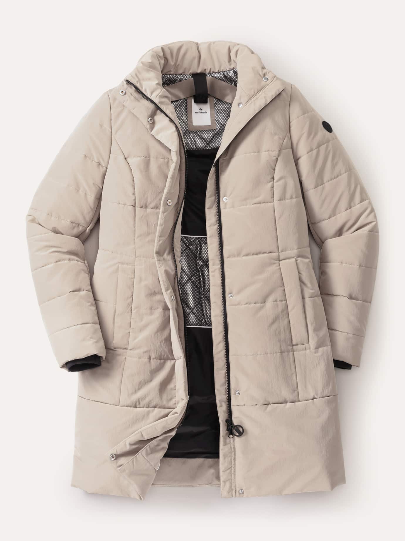Walbusch Thermozone Quilted Coat Beige 40 3