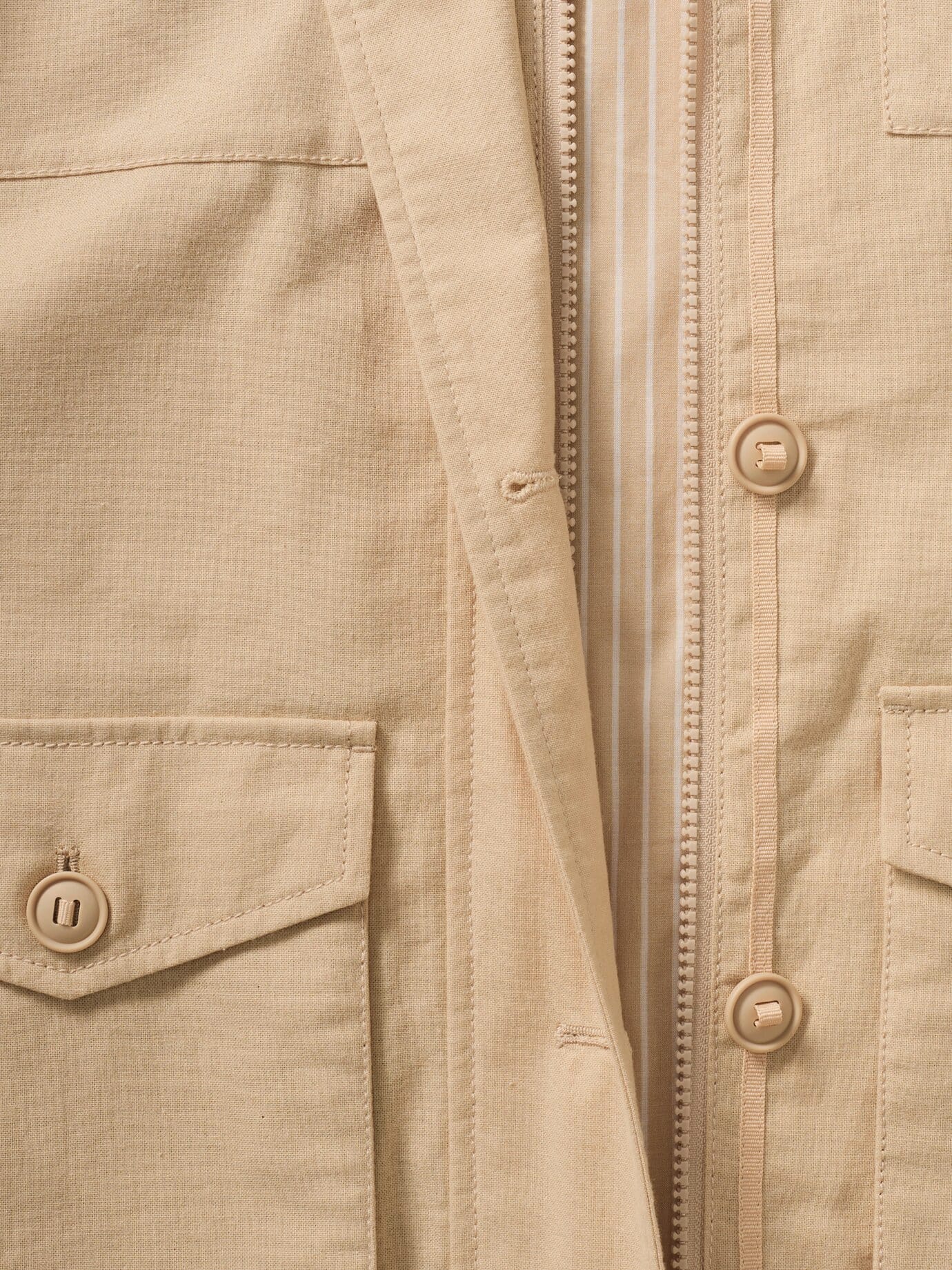 Walbusch Cotton Fieldjacket Women Beige 3