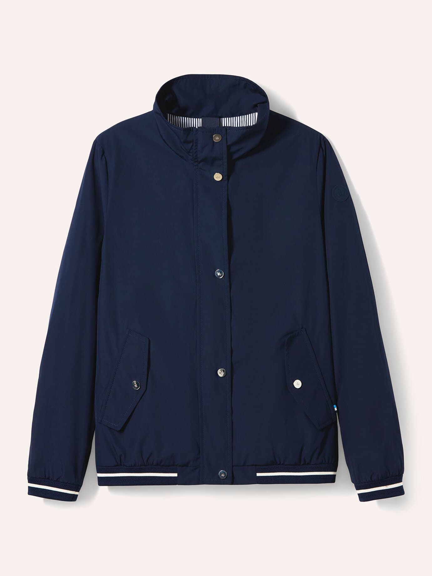 Walbusch Blousonjacke Baumwollmix, normale Größen#Kurzgrößen, Farbe Blau, 19, luftiger Baumwollmix knitterfrei Damen 3
