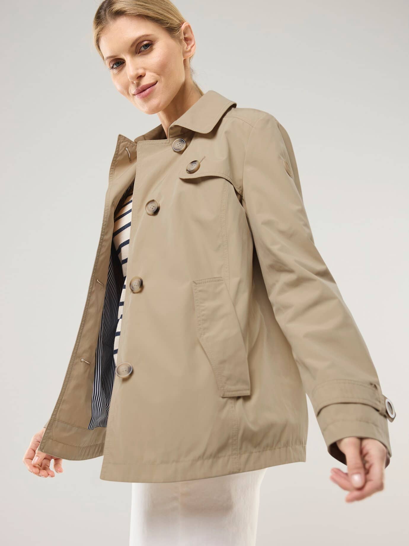 Walbusch Trench Jacket Beige 46 2