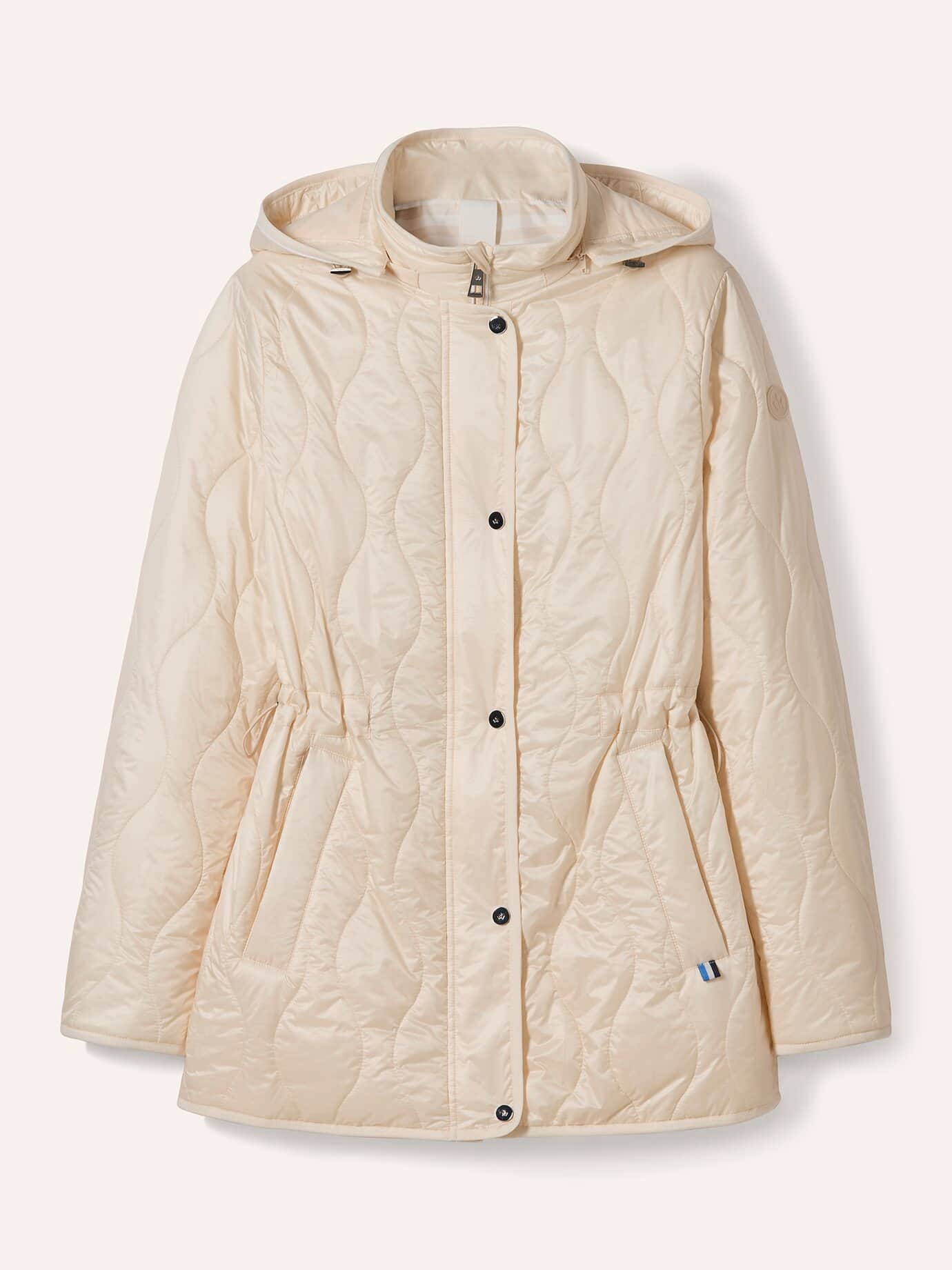 Walbusch Aquastop Quilted Parka Beige 52 3