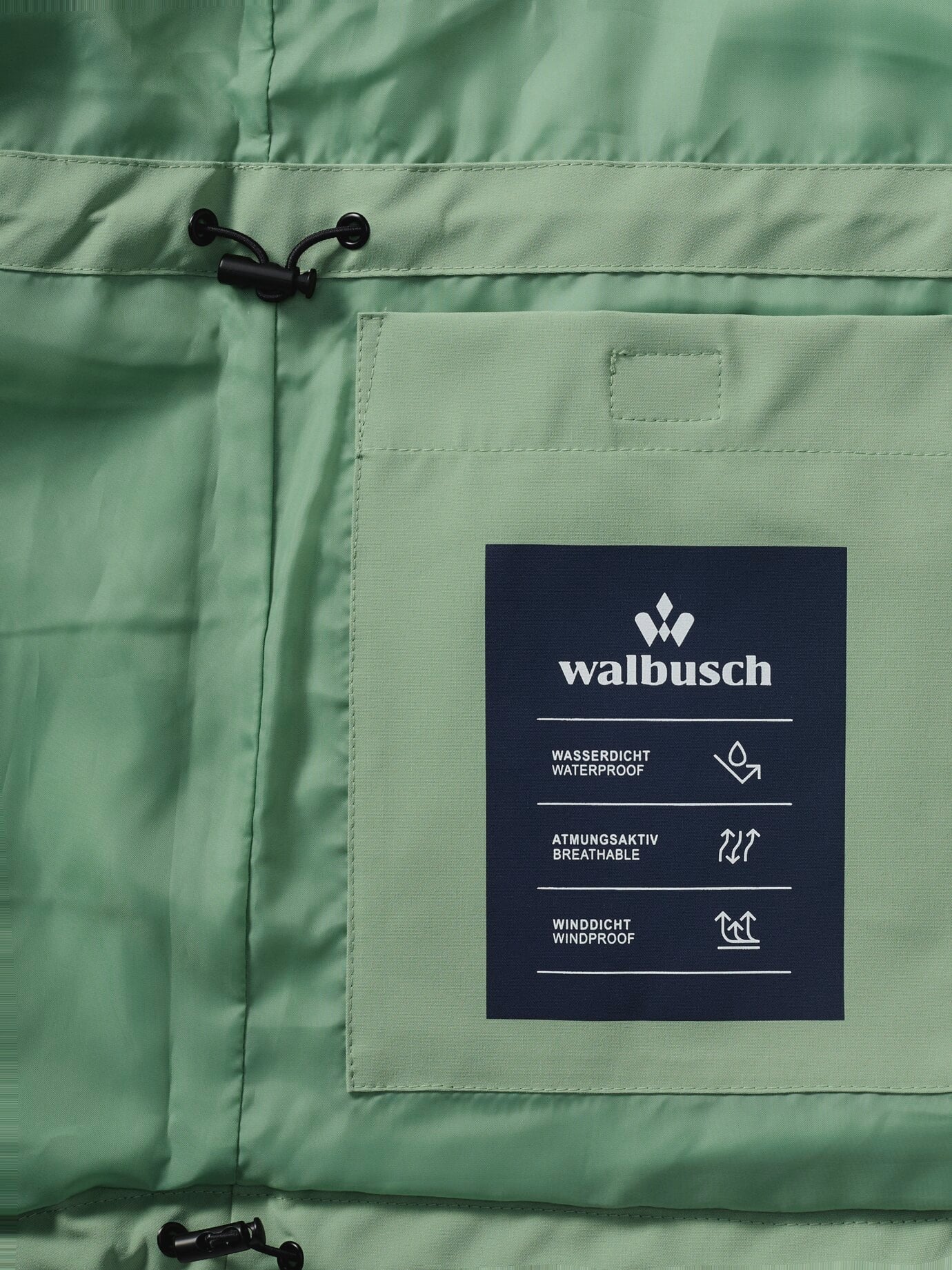 Walbusch Aquastop Jacke, normale Größen#Kurzgrößen, Farbe Grün, 46, garantiert wasser- und winddicht atmungsaktiv Damen 4