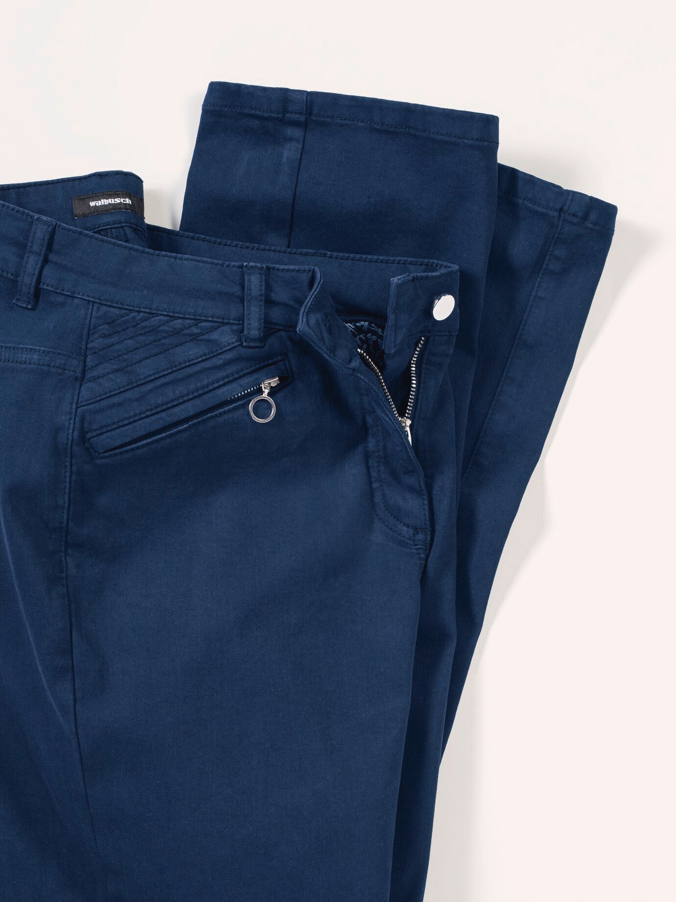 Walbusch Powerstretch Regular Fit Trousers Blue 24 8