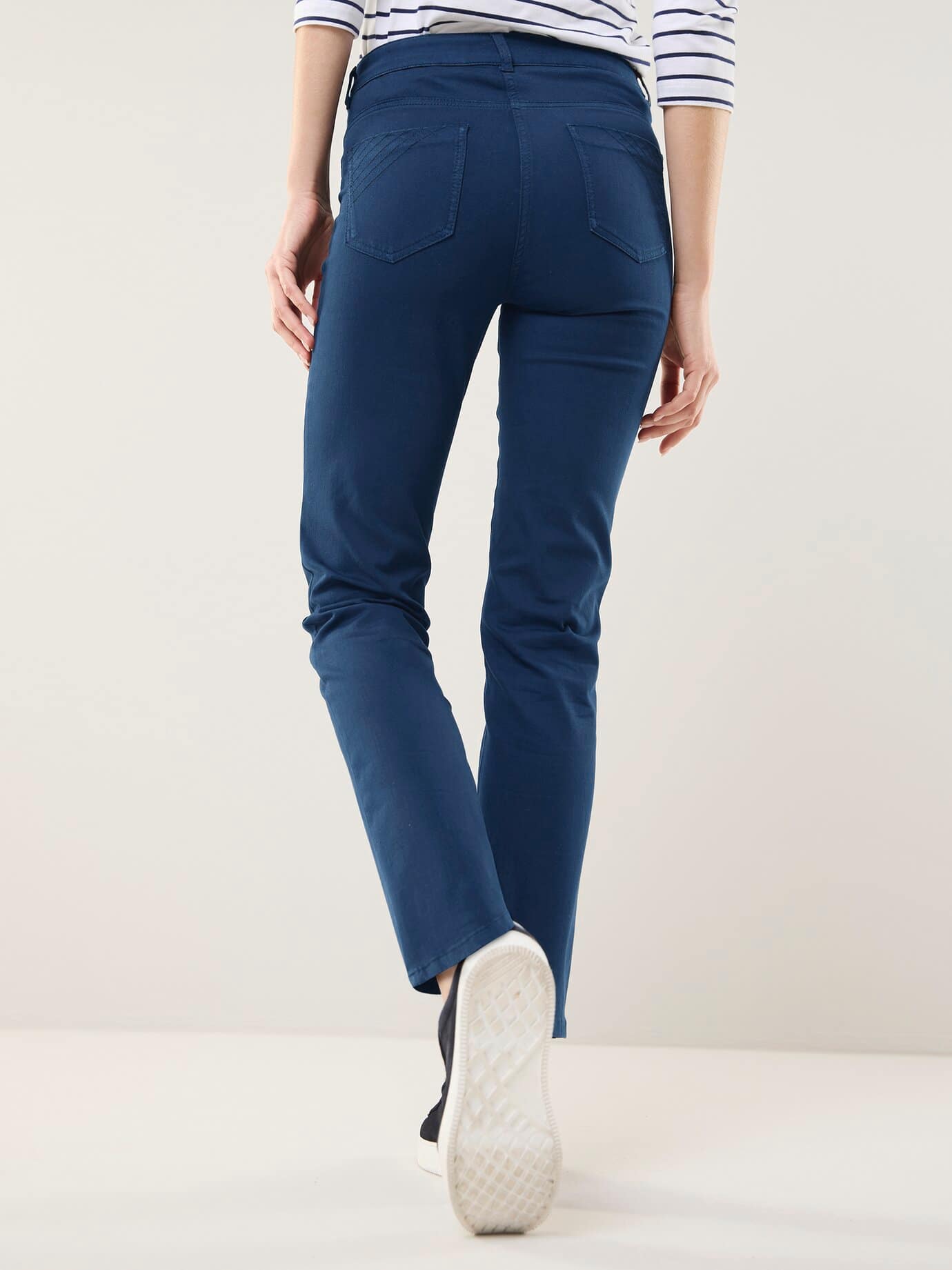 Walbusch Powerstretch Regular Fit Trousers Blue 24 7