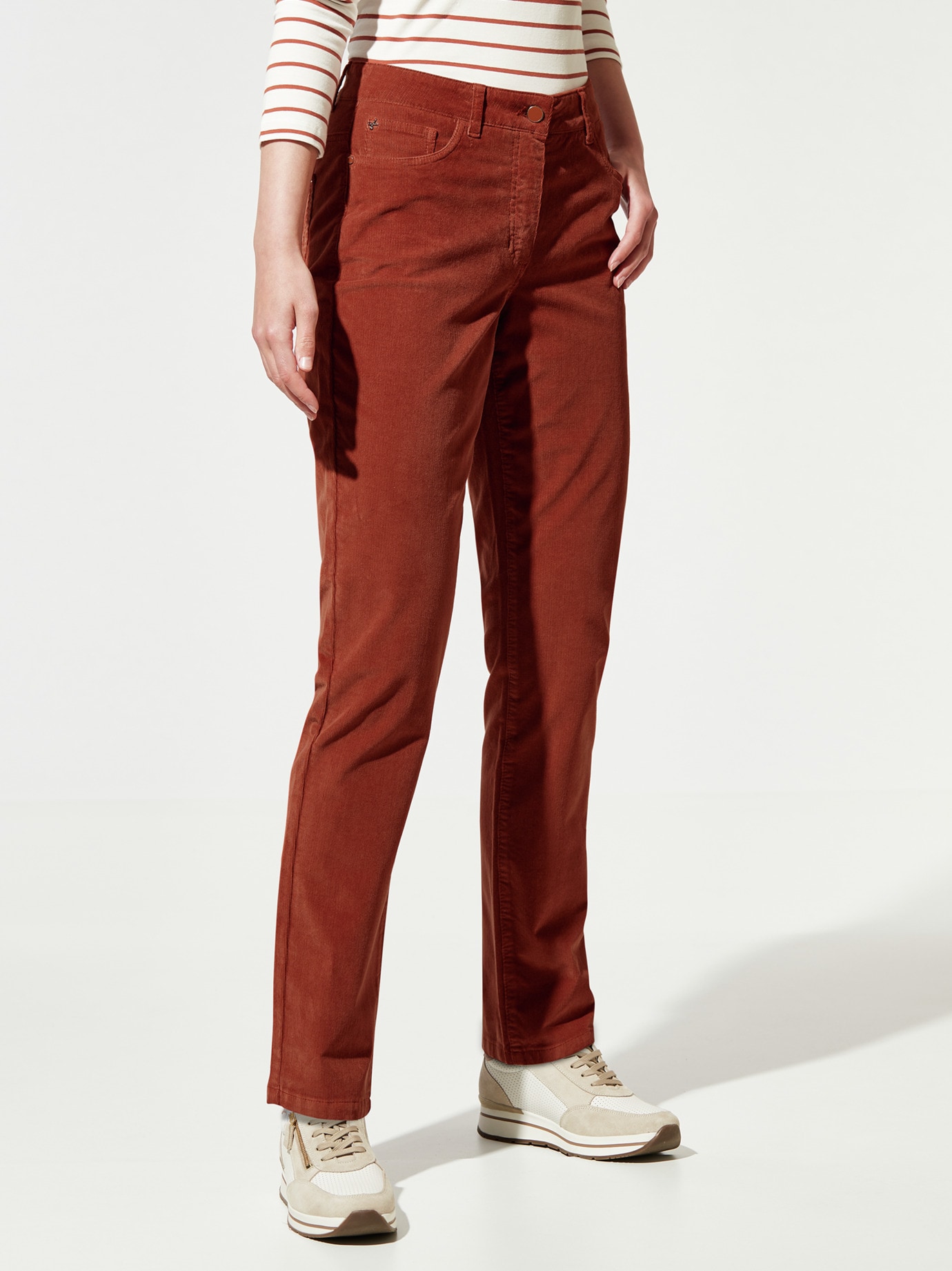 Five-Pocket-Cordhose Zimt