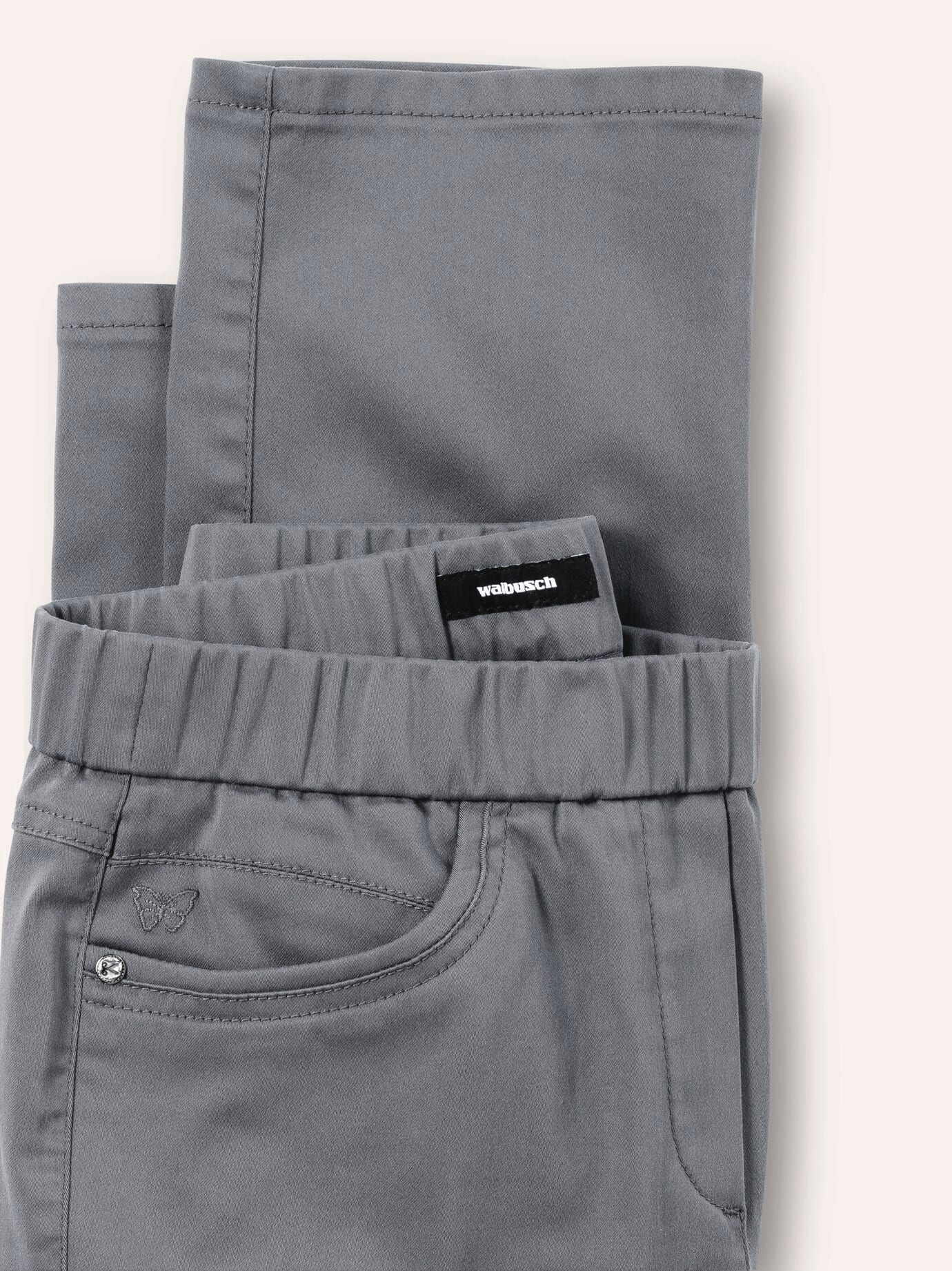 Walbusch Thermo-Extraglatt Cotton Trousers Gray 50 4