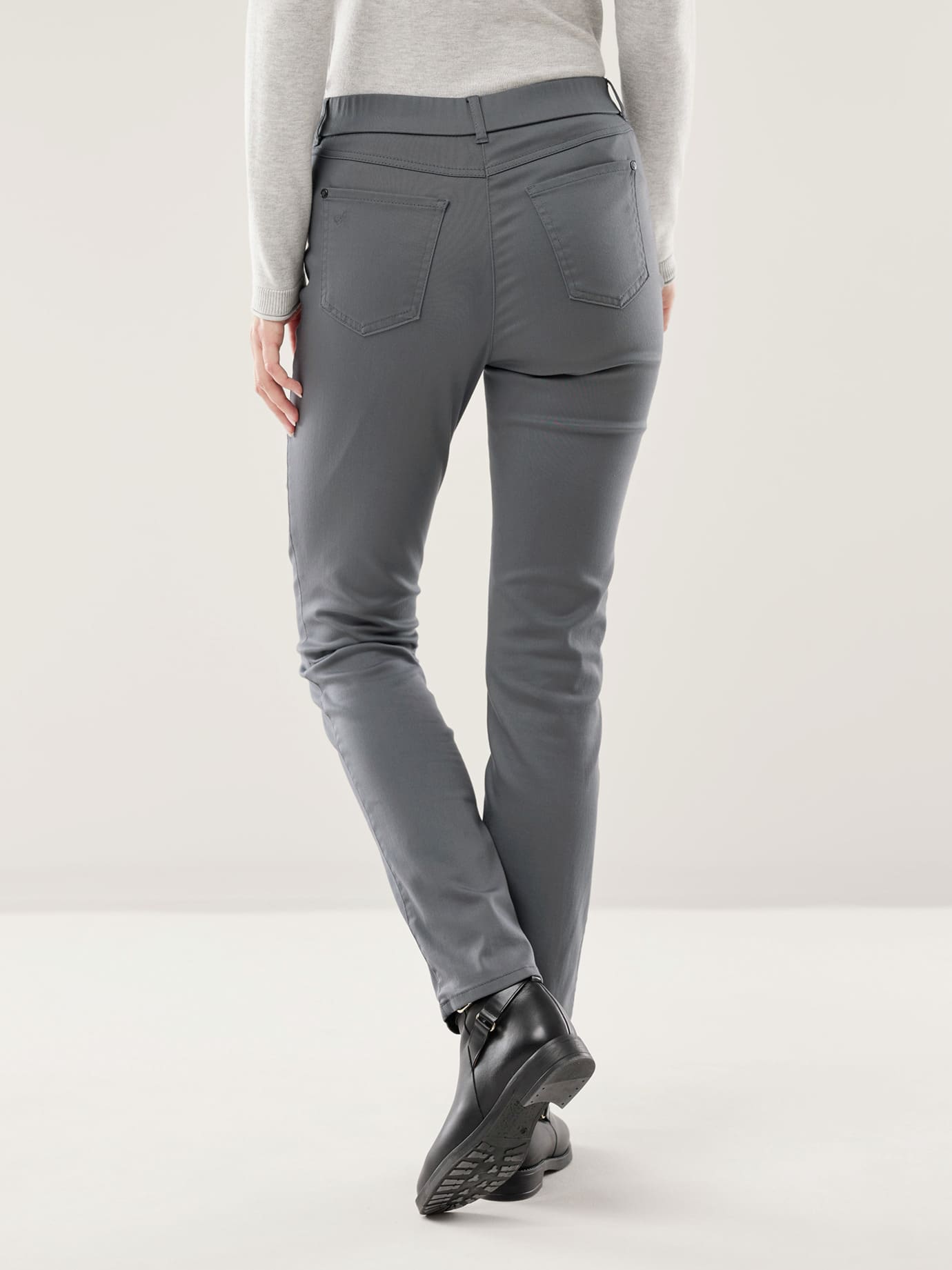 Walbusch Thermo-Extraglatt Cotton Trousers Gray 50 3