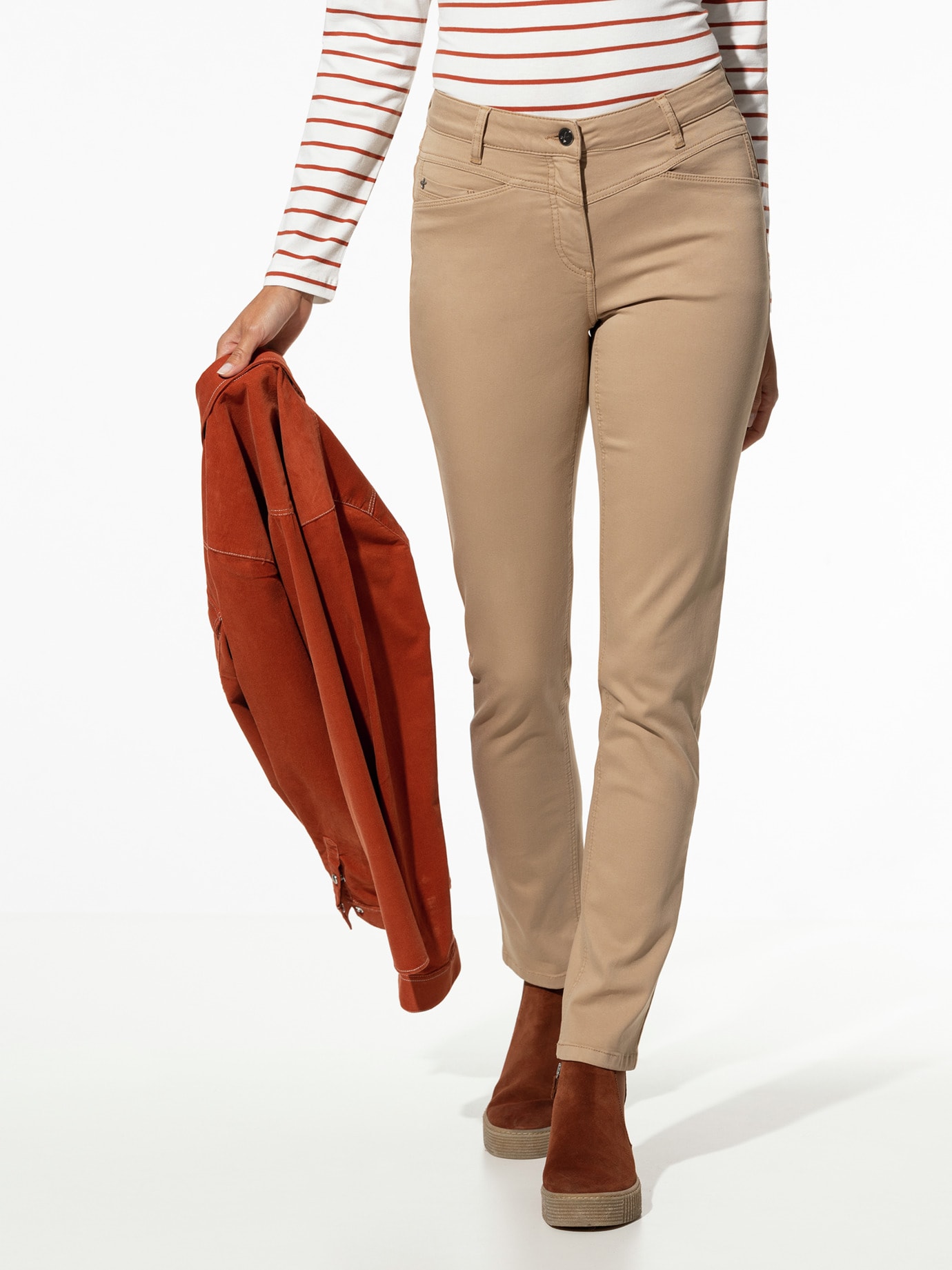 Powerstretch-Jeans Caramel