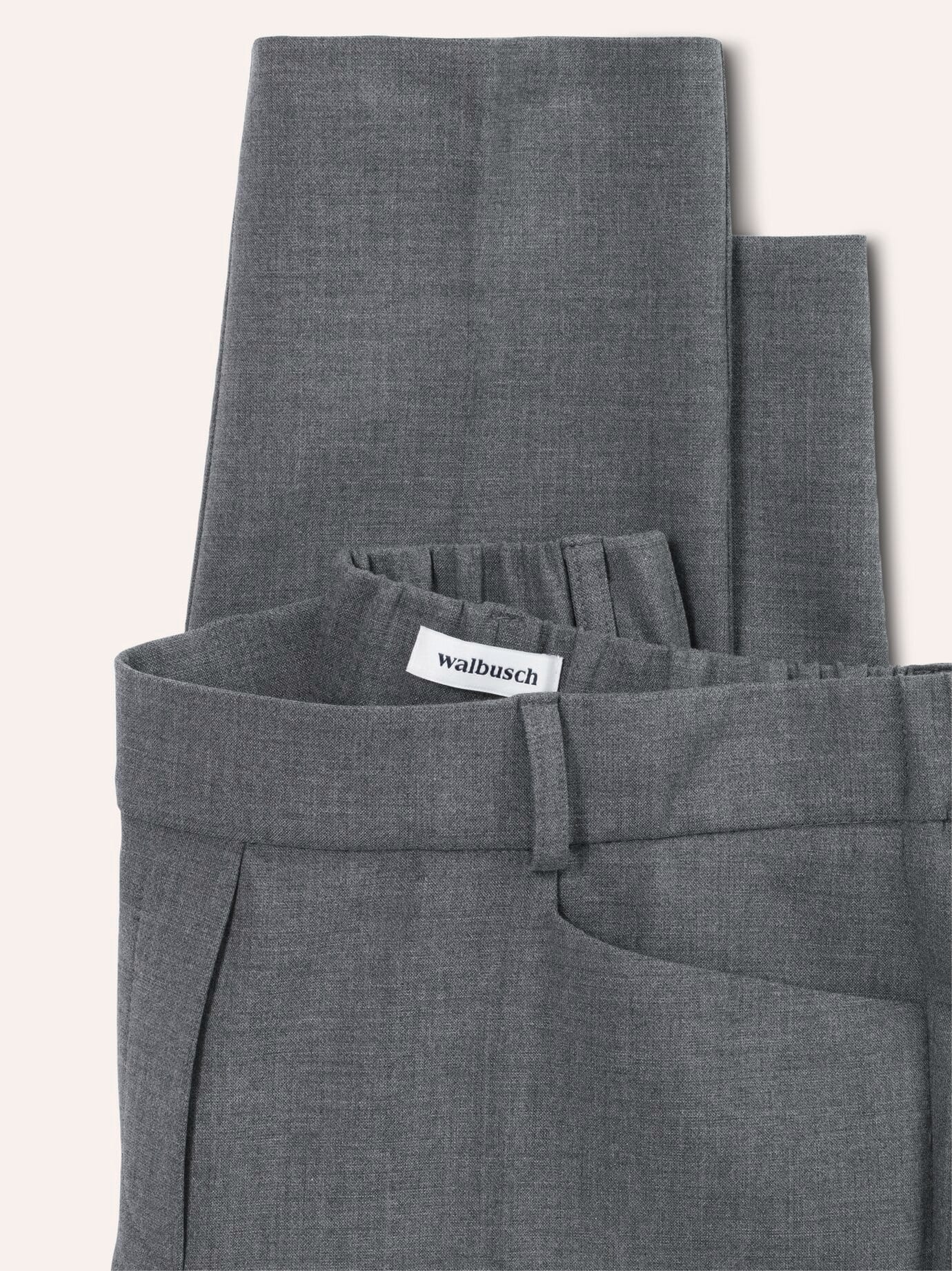 Walbusch Travel Slip-On Trousers Gray 42 4