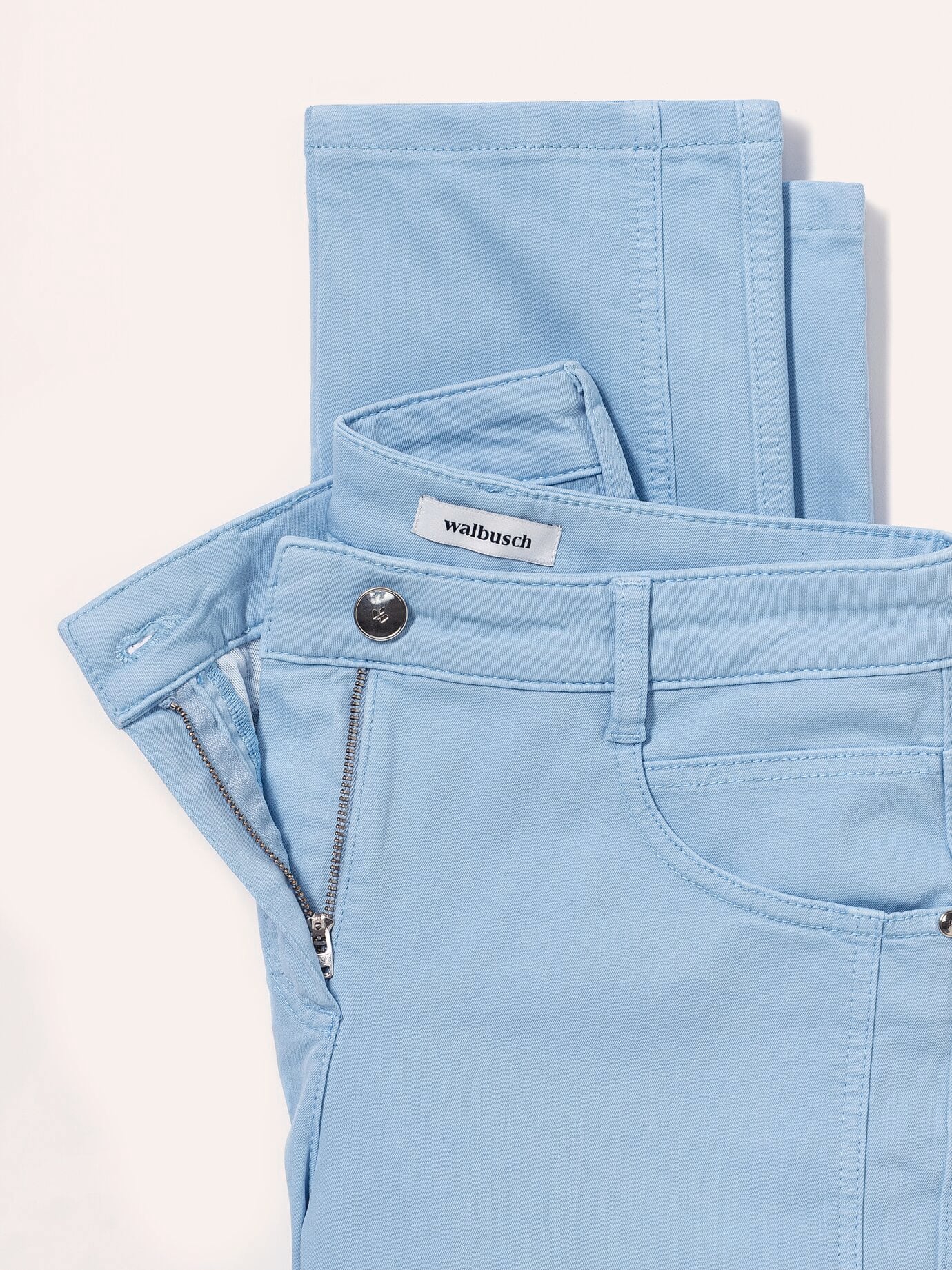 Walbusch Figurwunder Cotton Trousers Blue 42 8