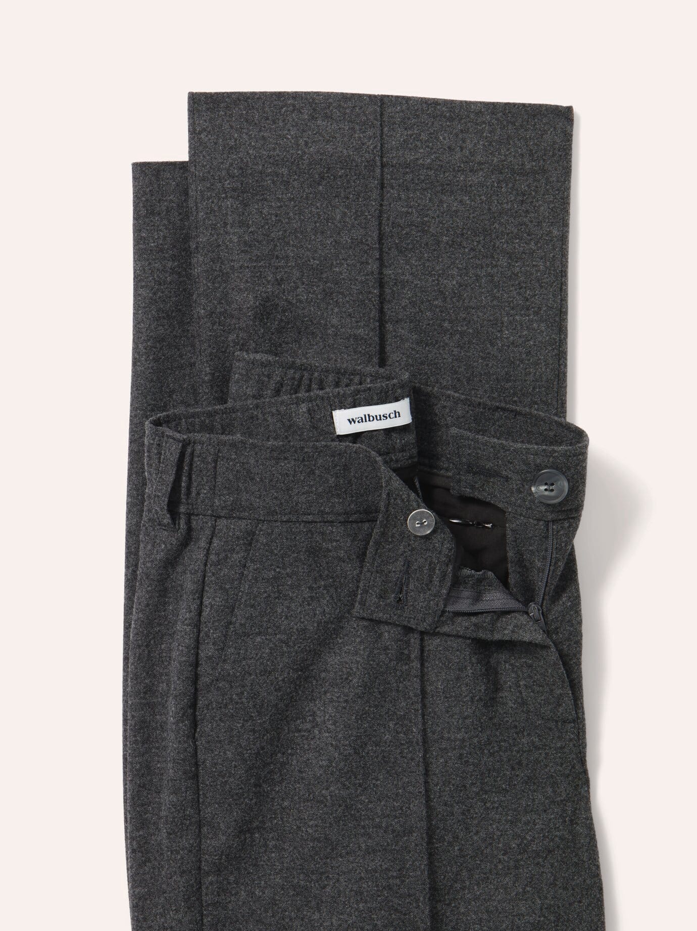 Walbusch Premium Marlenehose, Regular Fit#normale Größen#Kurzgrößen, Farbe Grau, 22, weichfließender Stoff bequem, da elastisch Damen 4