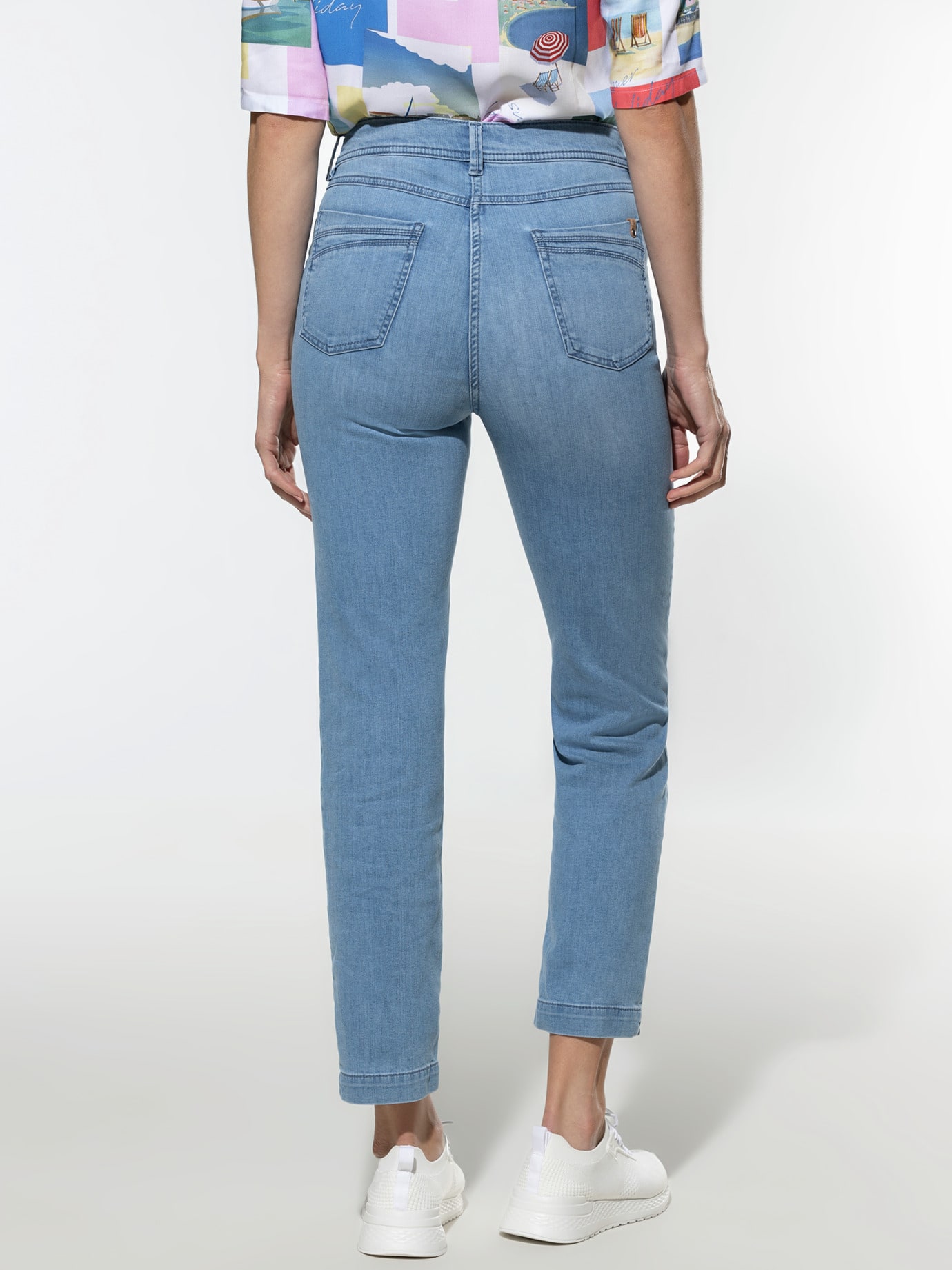 Walbusch 7/8 Stretch Jeans Blue Size 21 3