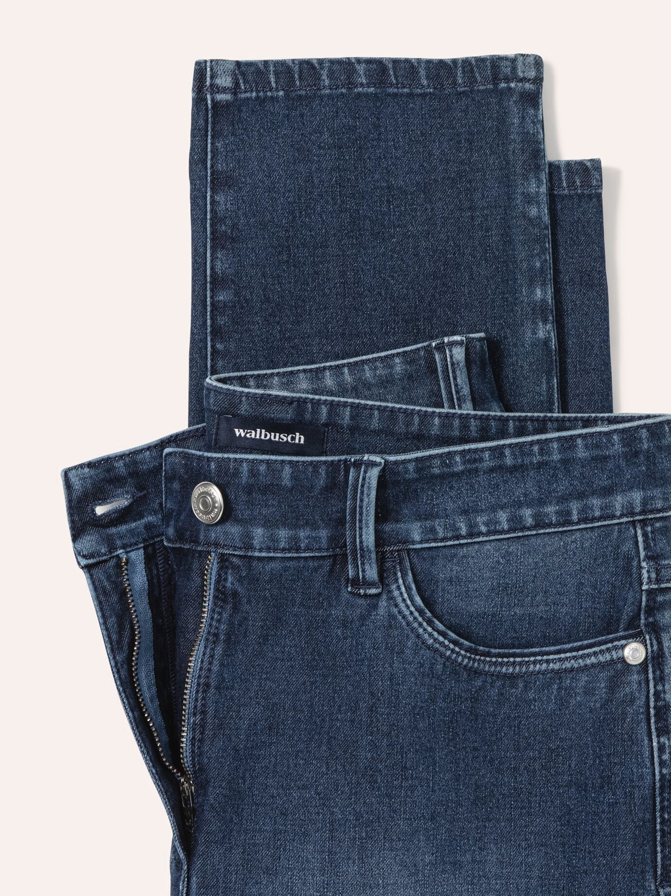 Walbusch Bi-Stretch-Jeans Softtouch, Regular Fit#normale Größen#Kurzgrößen#Langgrößen, Farbe Blau, 24, längs- und querelastisch weich und leicht Damen 4
