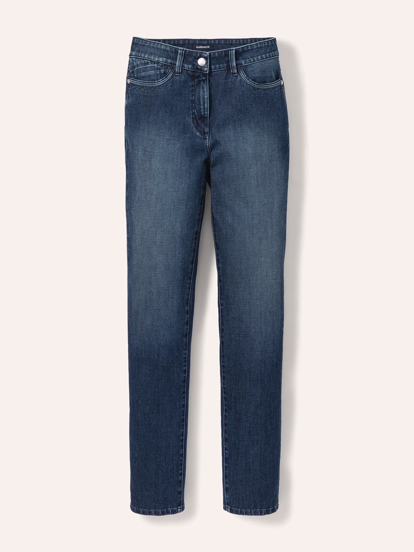 Walbusch Bi-Stretch-Jeans Softtouch, Regular Fit#normale Größen#Kurzgrößen#Langgrößen, Farbe Blau, 24, längs- und querelastisch weich und leicht Damen 2