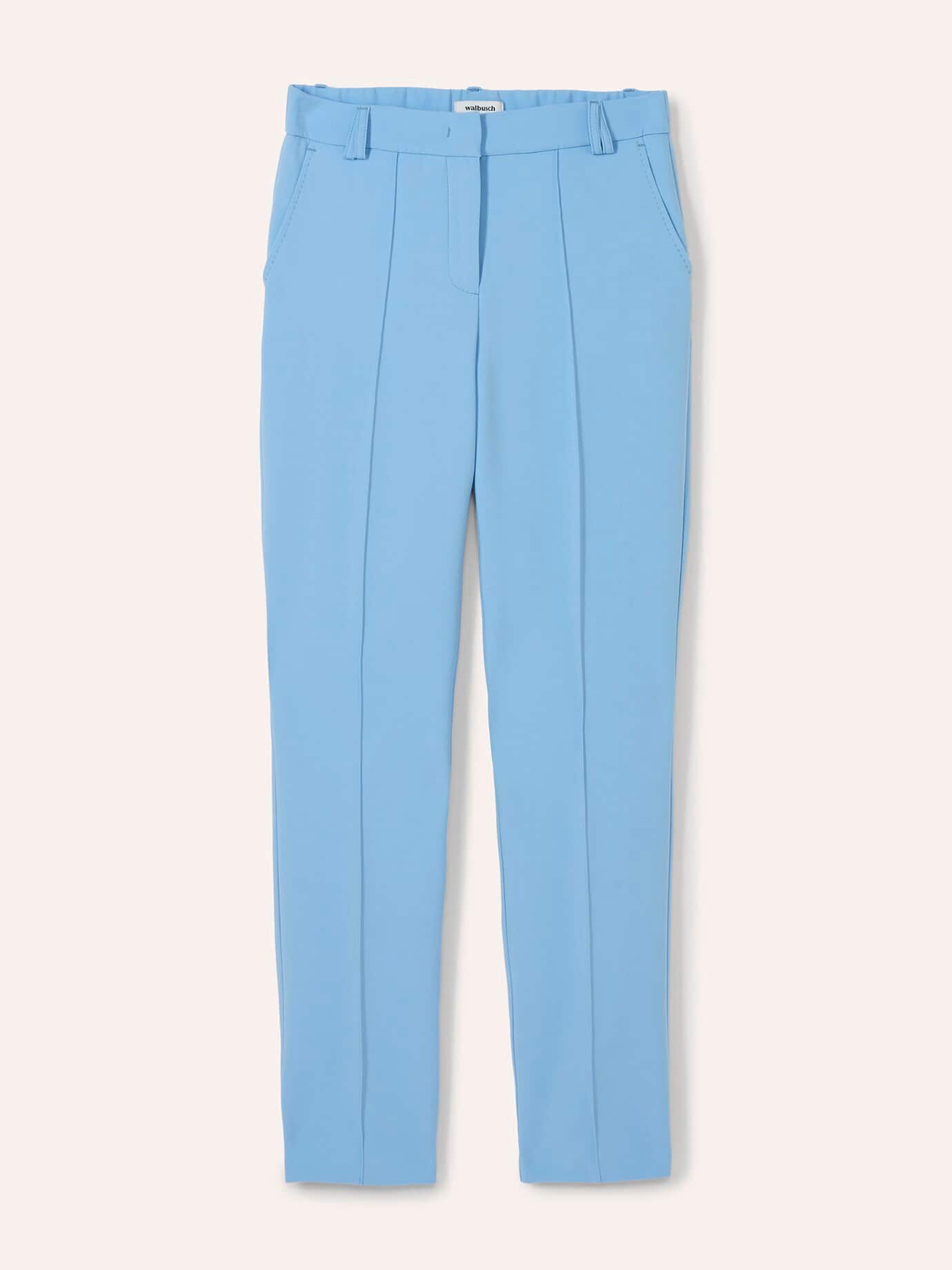 Walbusch Premium Kofferhose, Regular Fit#normale Größen#Kurzgrößen#Langgrößen, Farbe Blau, 48, knitterfrei bügelfrei Damen 2