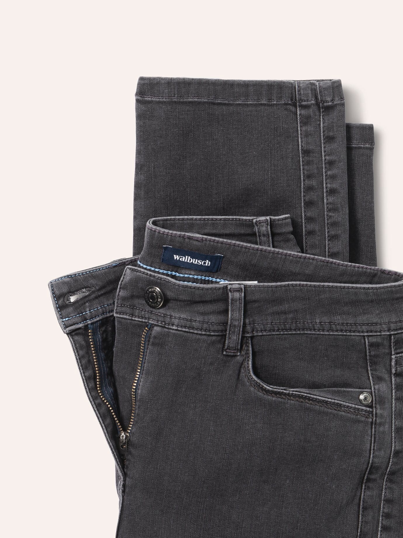 Walbusch Passform Jeans Feminine Fit Grey 19 4