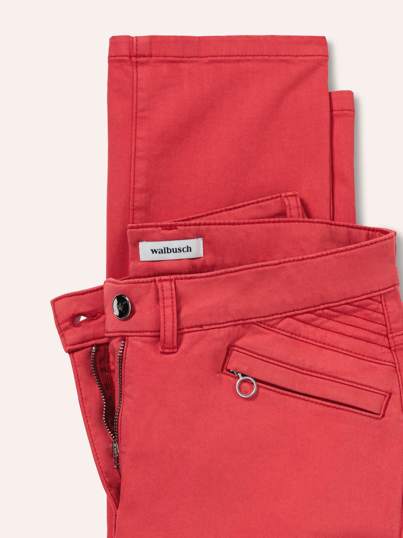 Walbusch Powerstretch Cotton Trousers Red 23 4