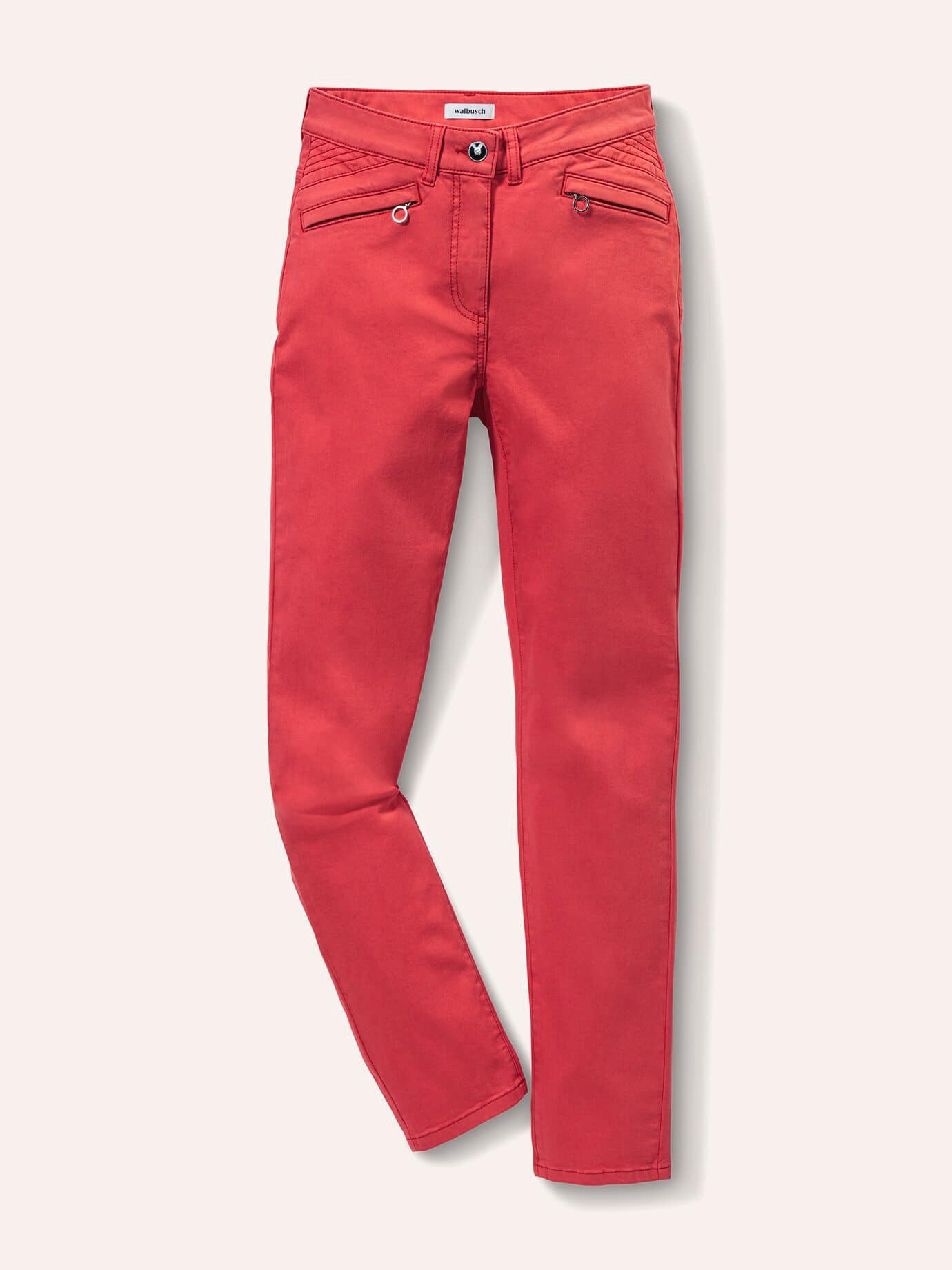 Walbusch Powerstretch Cotton Trousers Red 23 2