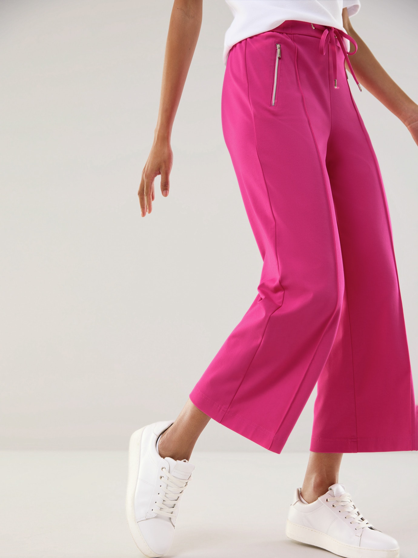 Jersey-Culotte Viskosa Fuchsia