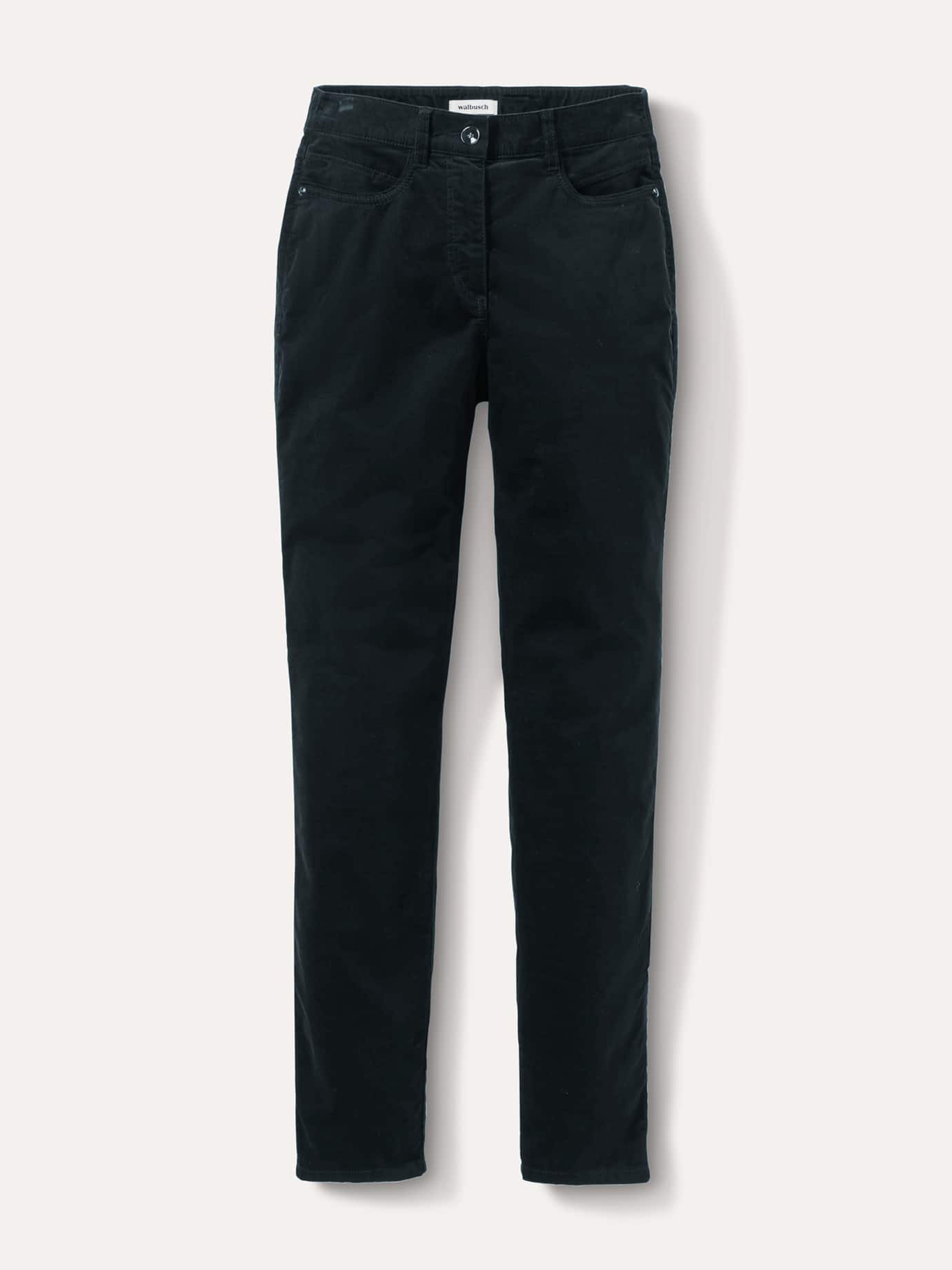 Walbusch Five Pocket Cordhose Schwarz 40 2
