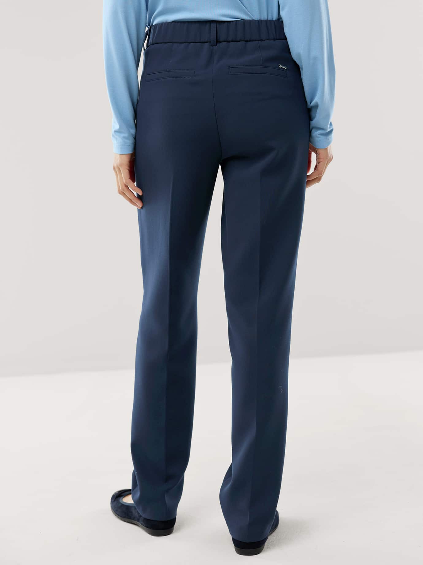 Walbusch Thermo Kofferhose, noch offen: Filter Passform#normale Größen#Kurzgrößen#Langgrößen, Farbe Blau, 25, knitterfrei mit Thermoeffekt Damen 3