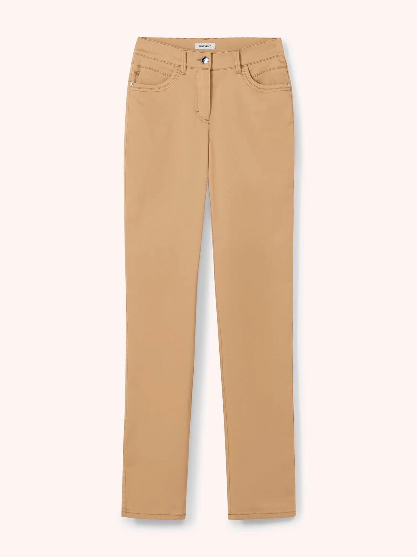 Walbusch Extraglatt Cotton Trousers Beige 44 6