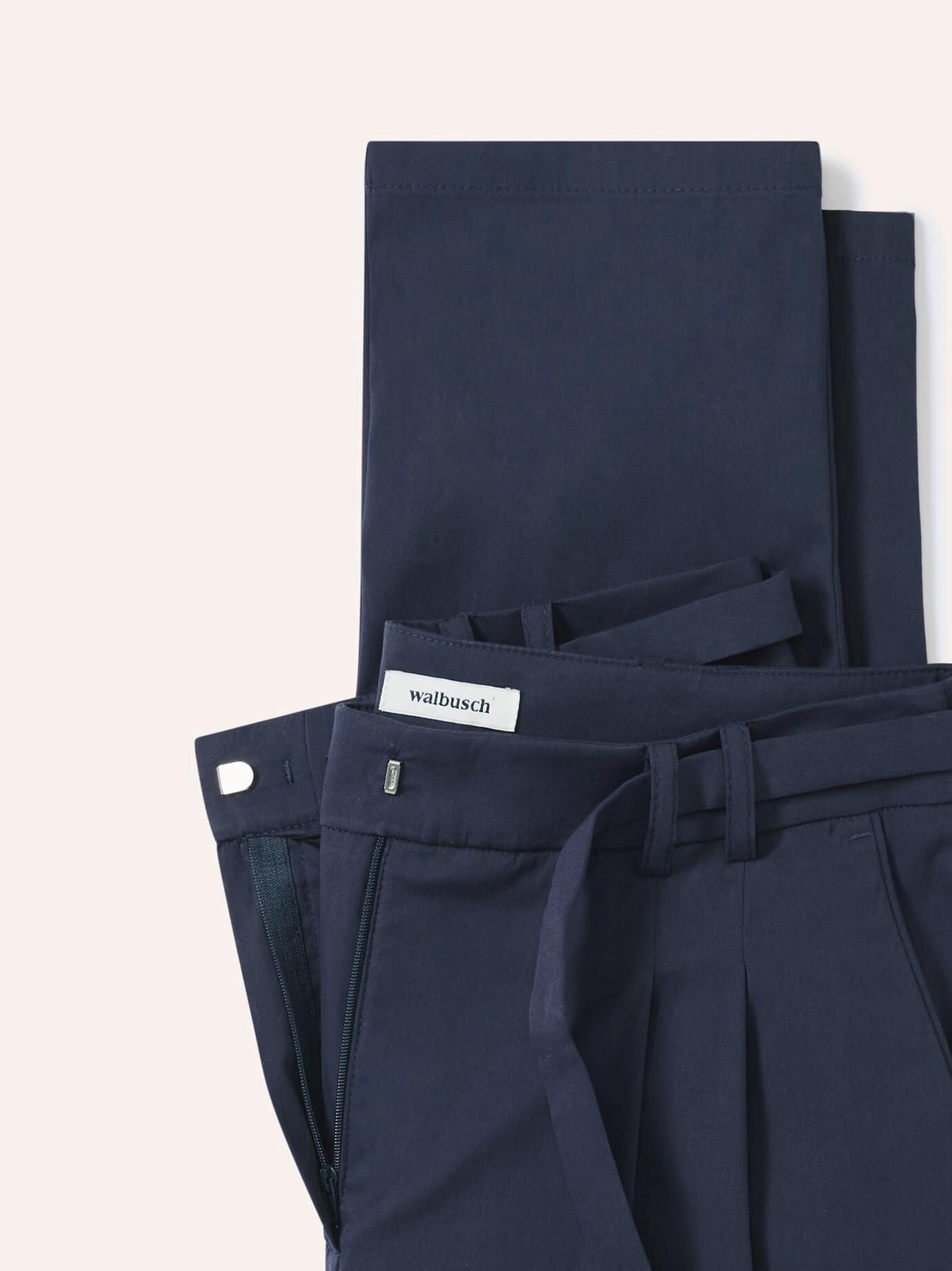 Walbusch Pleated Trousers Blue 46 8