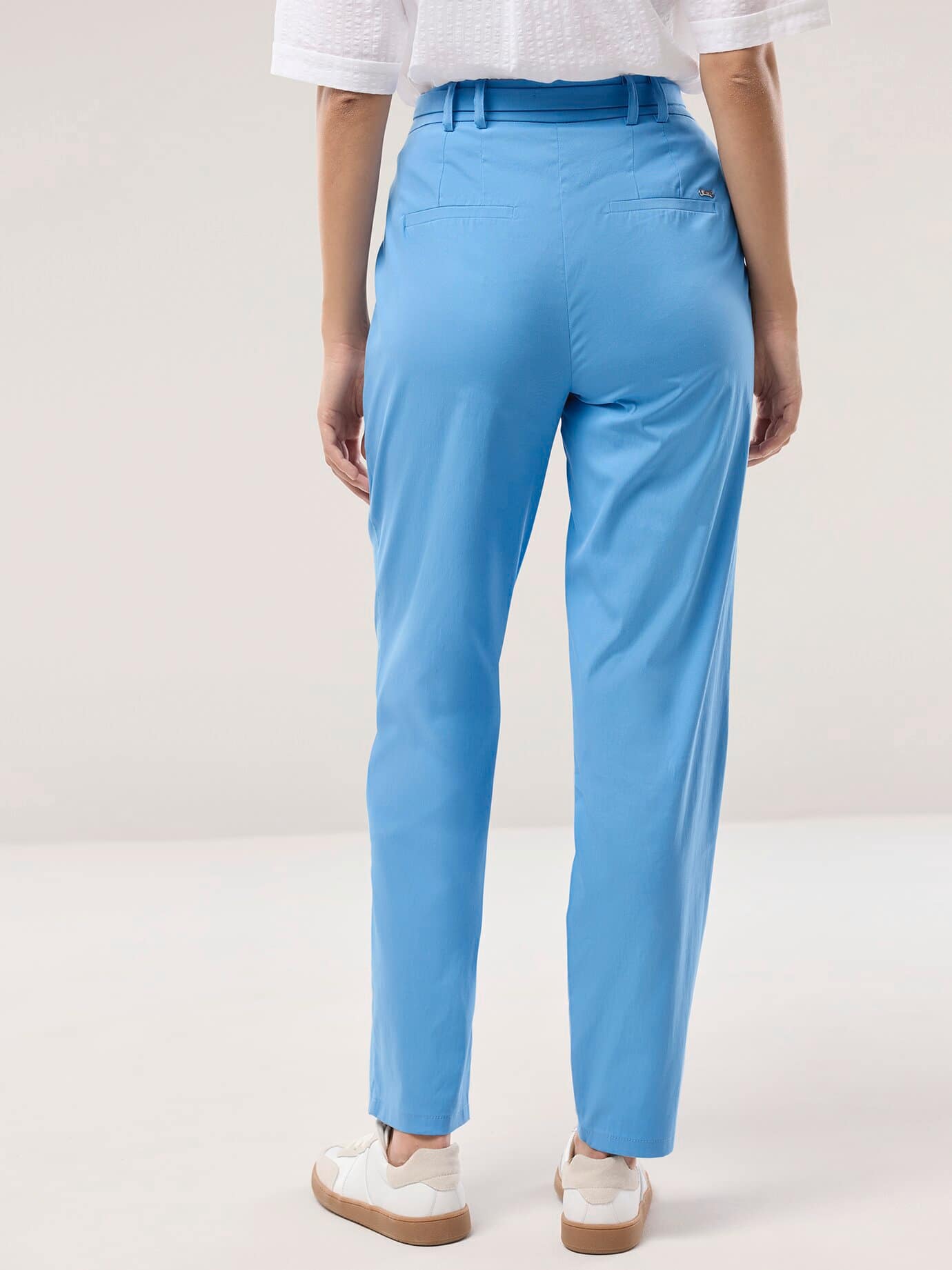 Walbusch Pleated Trousers Blue 46 3