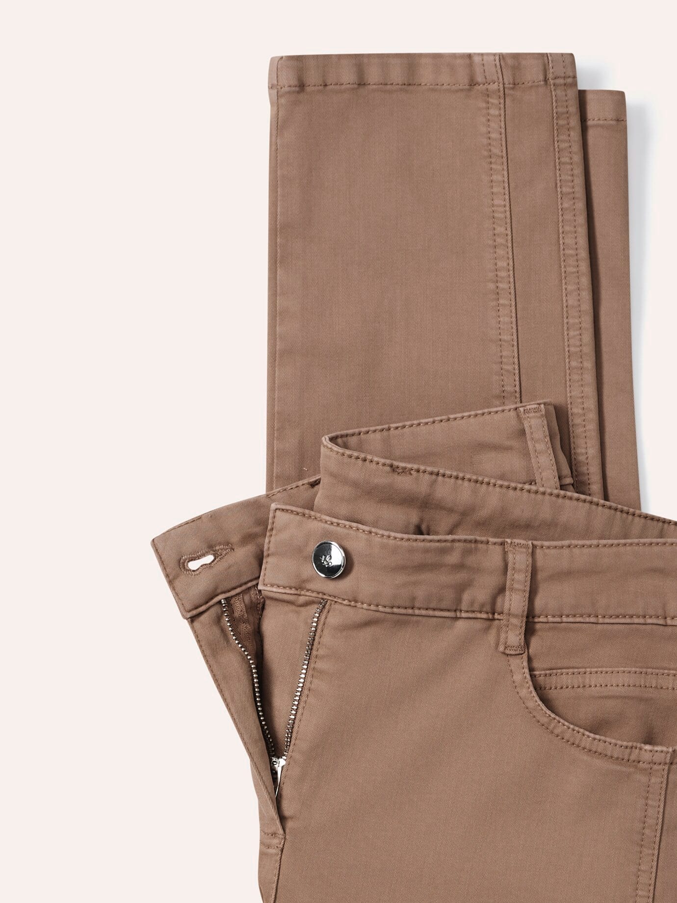Walbusch 7/8-Baumwollhose Figurwunder FF Beige 18 8