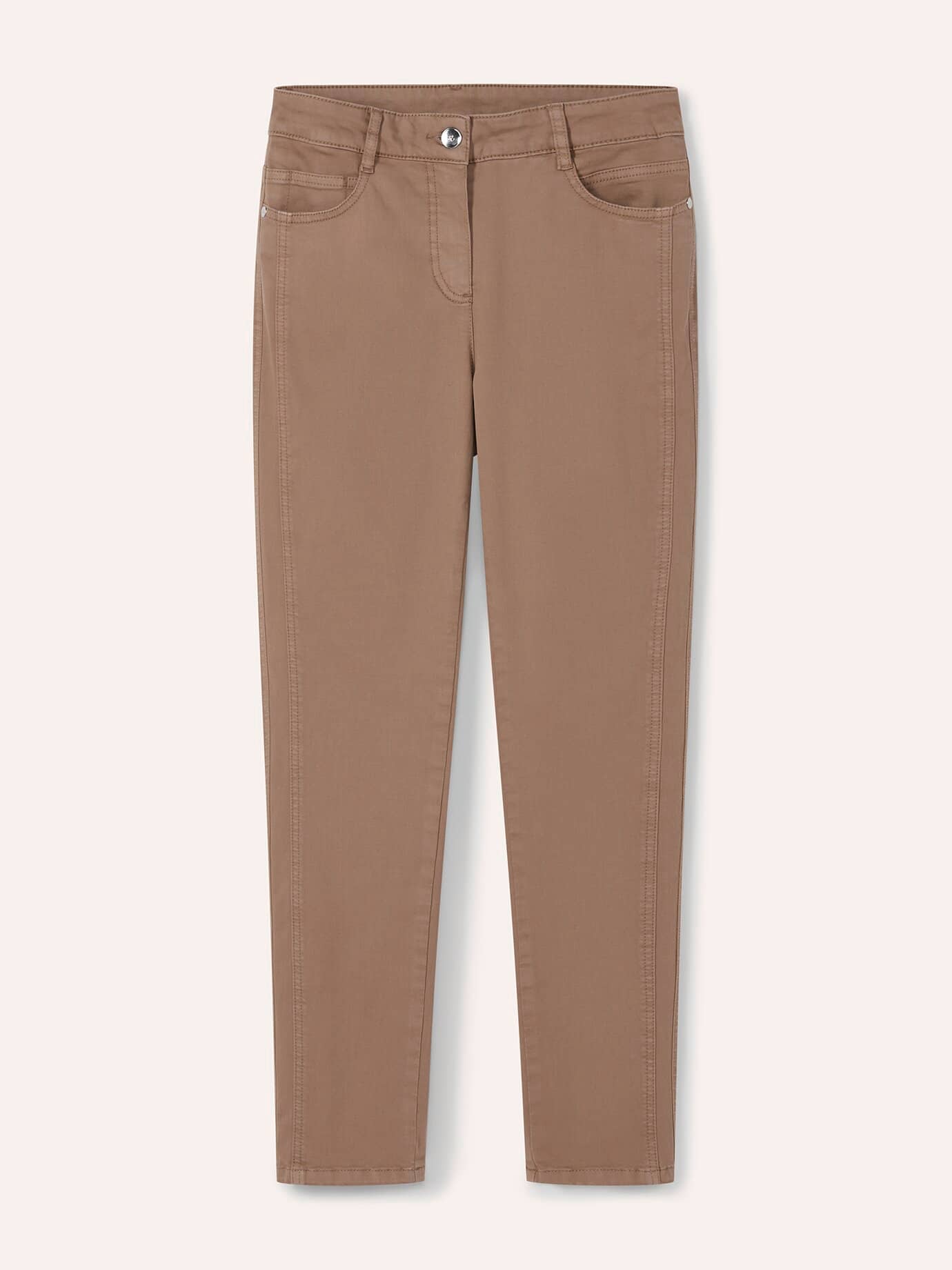 Walbusch 7/8-Baumwollhose Figurwunder FF Beige 18 6