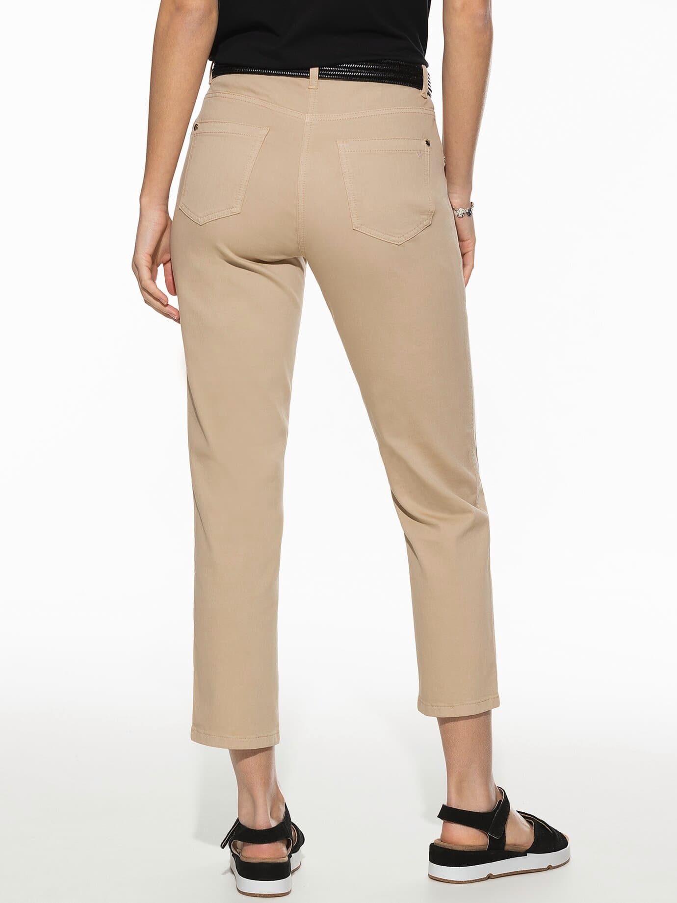 Walbusch 7/8-Baumwollhose Figurwunder FF Beige 18 3