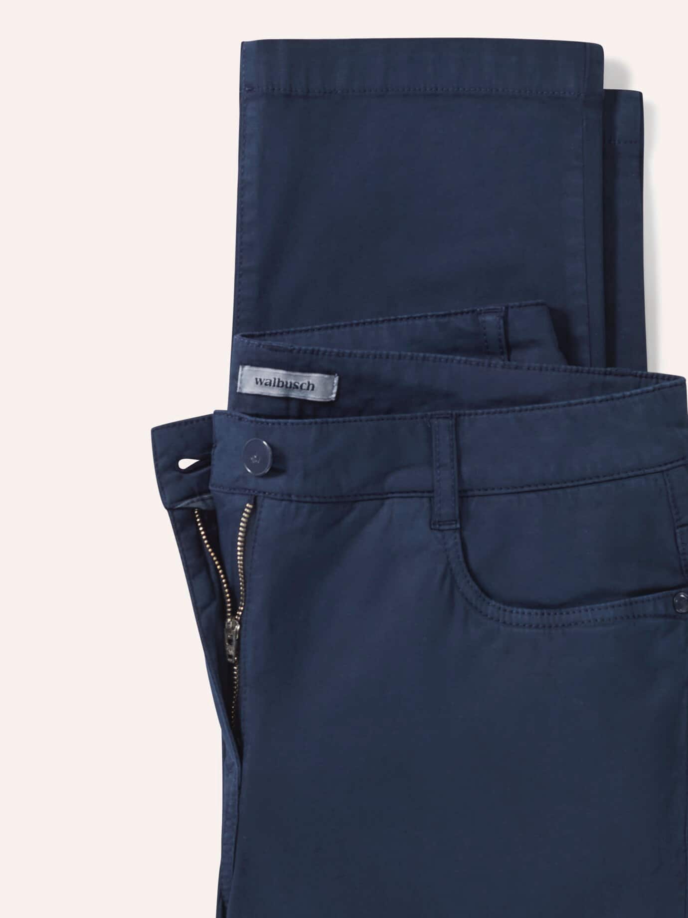 Walbusch Baumwollhose Supersoft, noch offen: Filter Passform#noch offen: Größenlauf, Farbe Blau, 36, Powerstretch-Qualität softes Material Damen 8
