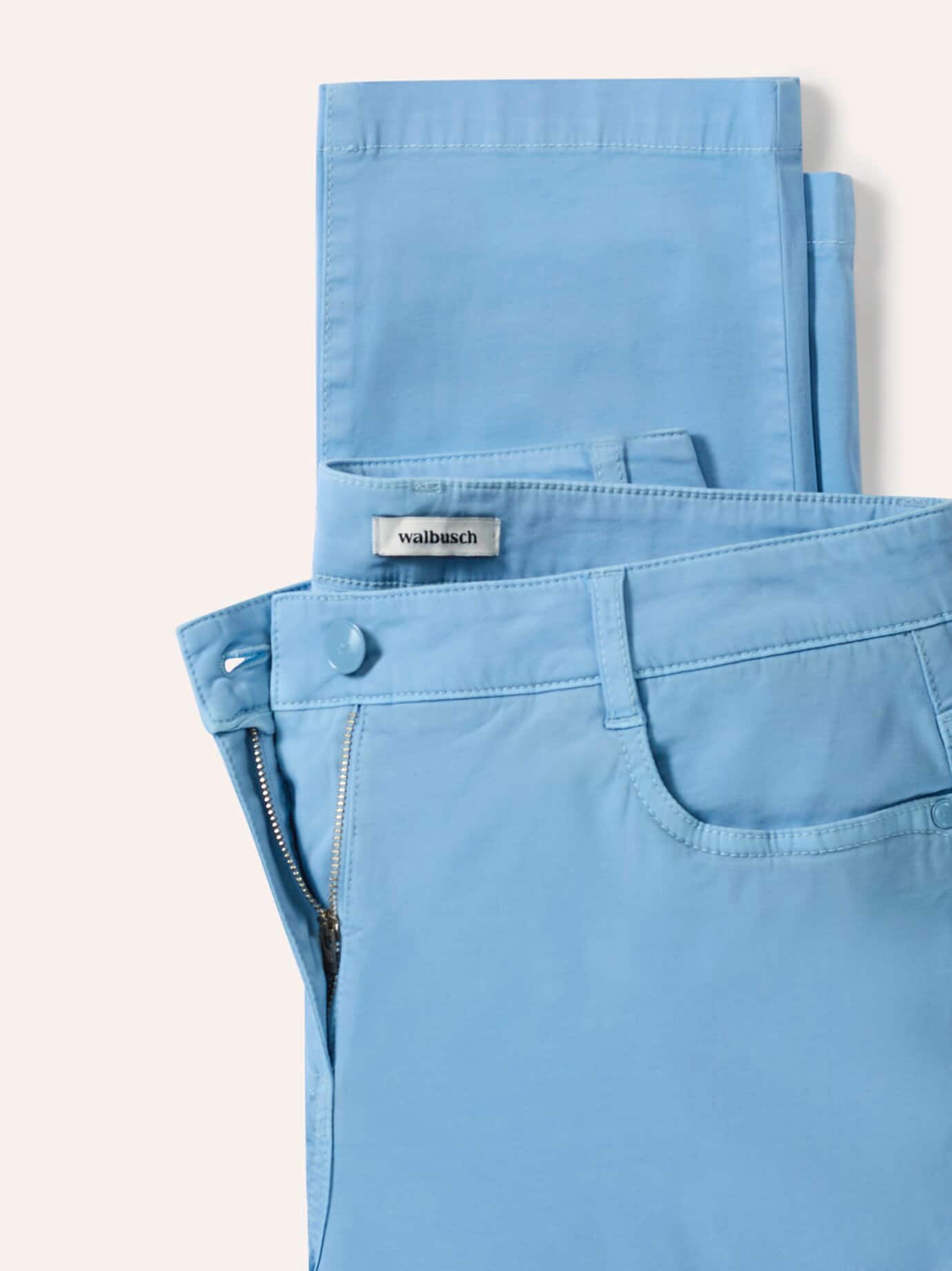 Walbusch Baumwollhose Supersoft, noch offen: Filter Passform#noch offen: Größenlauf, Farbe Blau, 36, Powerstretch-Qualität softes Material Damen 4