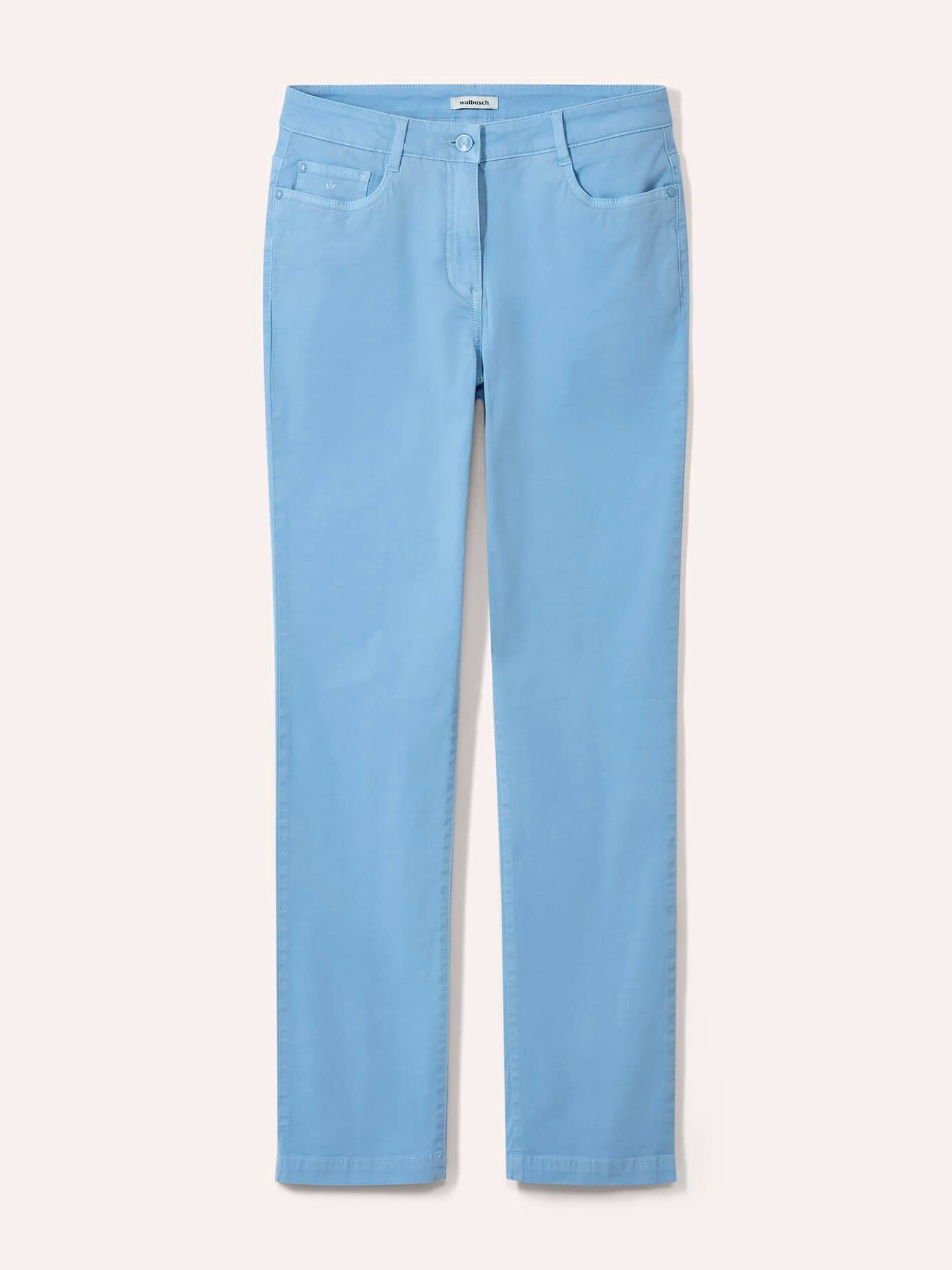 Walbusch Baumwollhose Supersoft, noch offen: Filter Passform#noch offen: Größenlauf, Farbe Blau, 36, Powerstretch-Qualität softes Material Damen 2