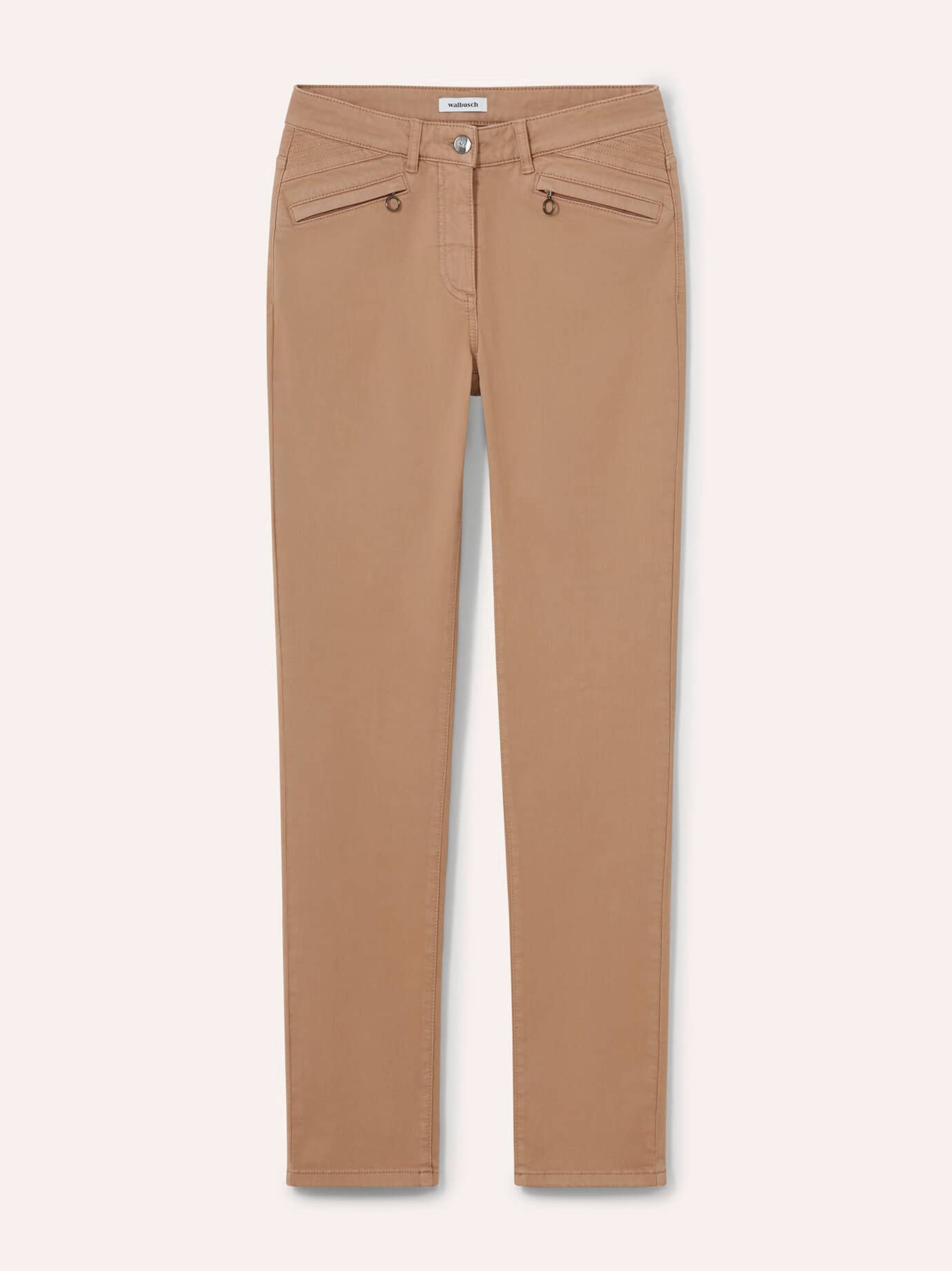 Walbusch Powerstretch-Baumwollhose, noch offen: Filter Passform#noch offen: Größenlauf, Farbe Beige, 50, elastisch dank T400 Faser weicher Griff Damen 2