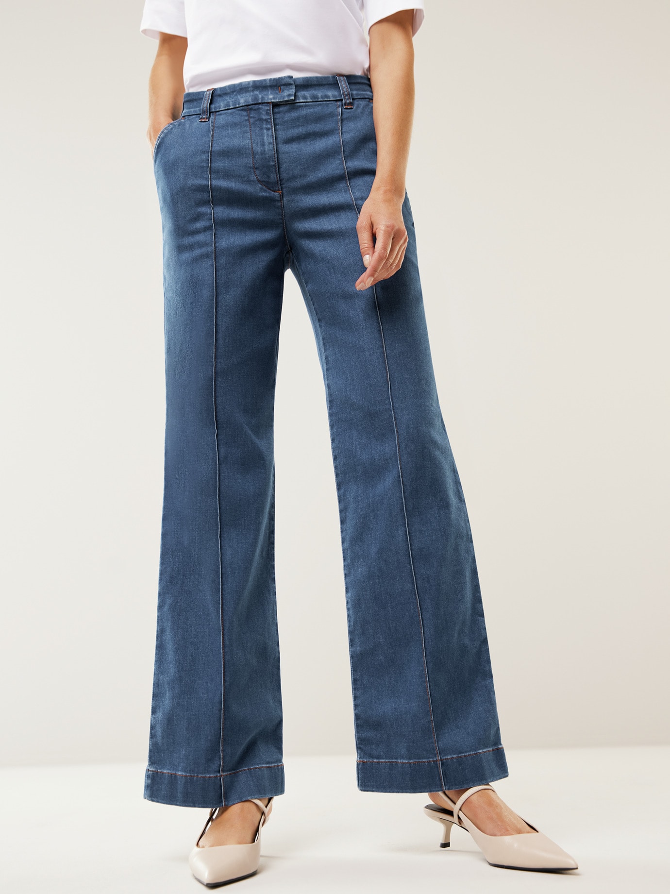 Marlene Jeans Blue Stoned