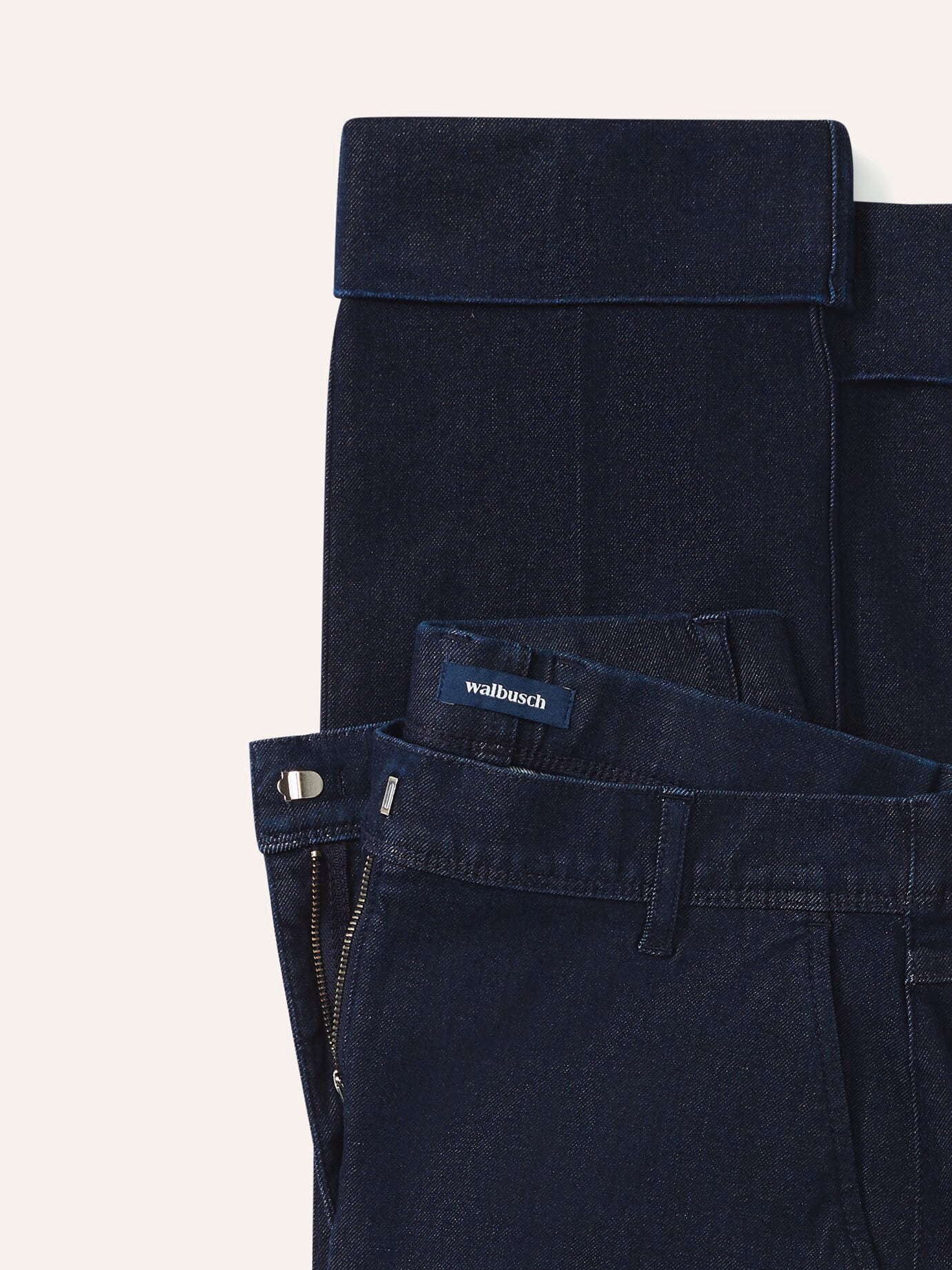 Walbusch Chino Denim mit Saumumschlag, Regular Fit#normale Größen, Farbe Blau, 52, modischer Chino-Style leicht und atmungsaktiv Damen 4