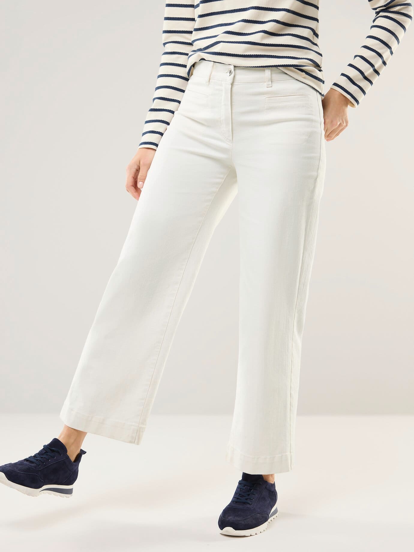 Thumbnail - Ecru Denim Culotte