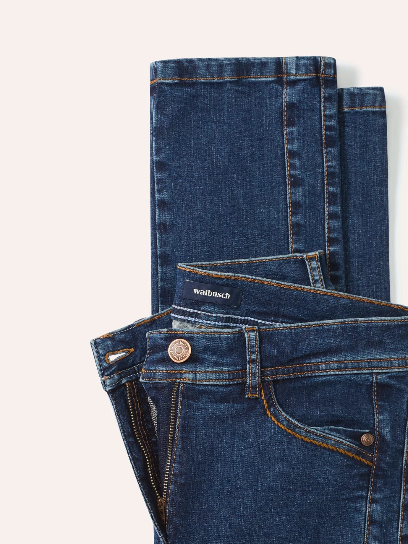 Walbusch Passform Jeans Slim Fit Blue 40 4