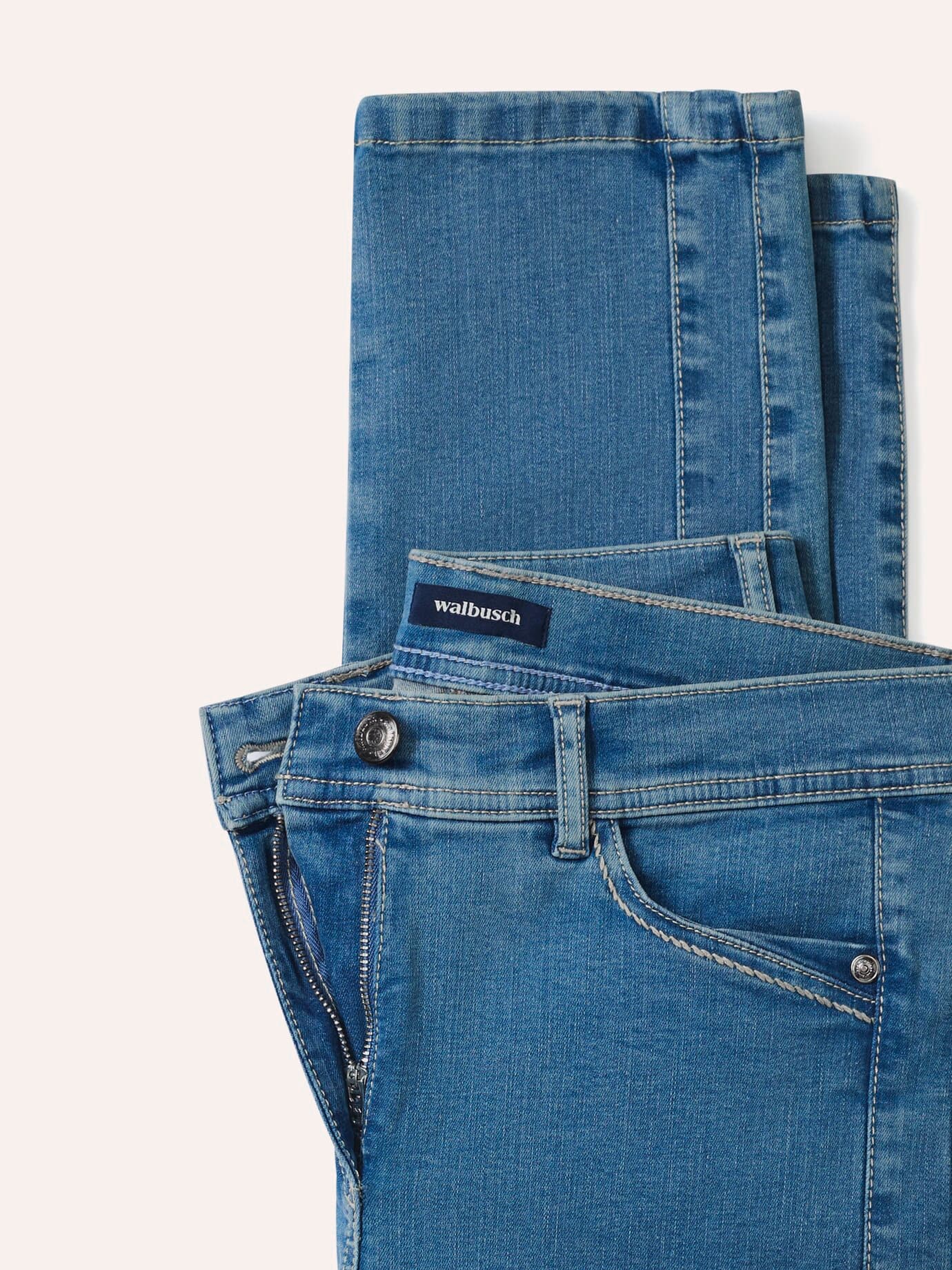 Walbusch Passform Jeans Slim Fit Blue 40 8