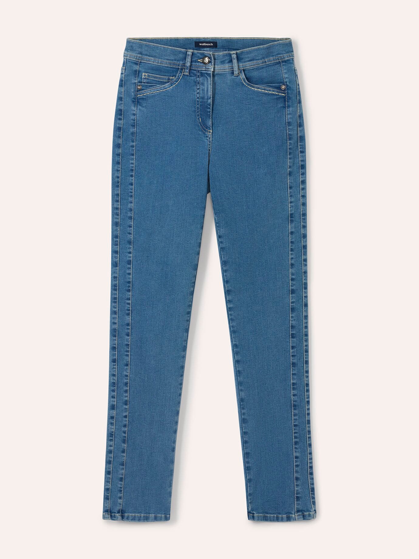 Walbusch Passform Jeans Slim Fit Blue 40 6