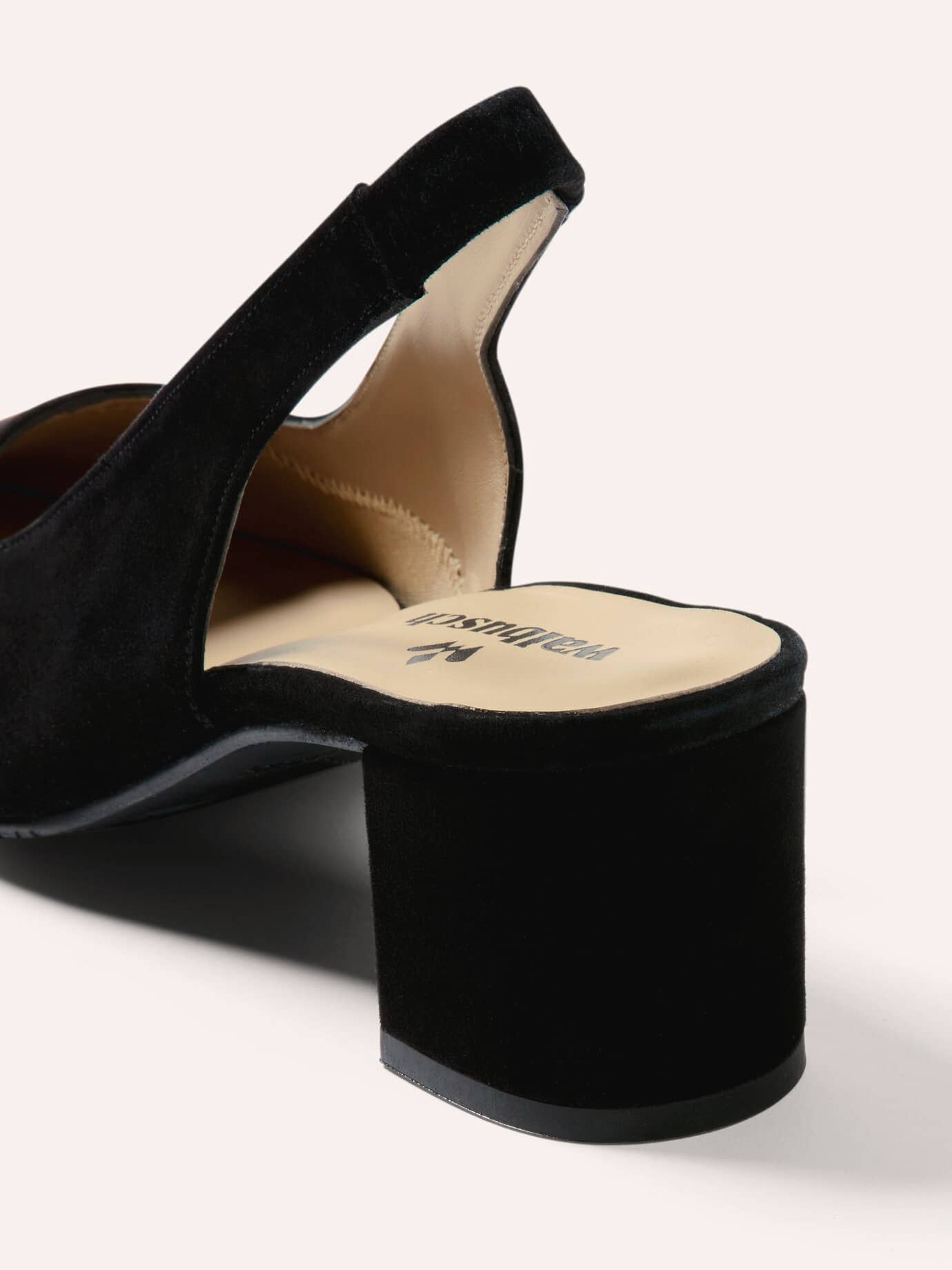 Walbusch Soft Sling Pumps Black 41 4